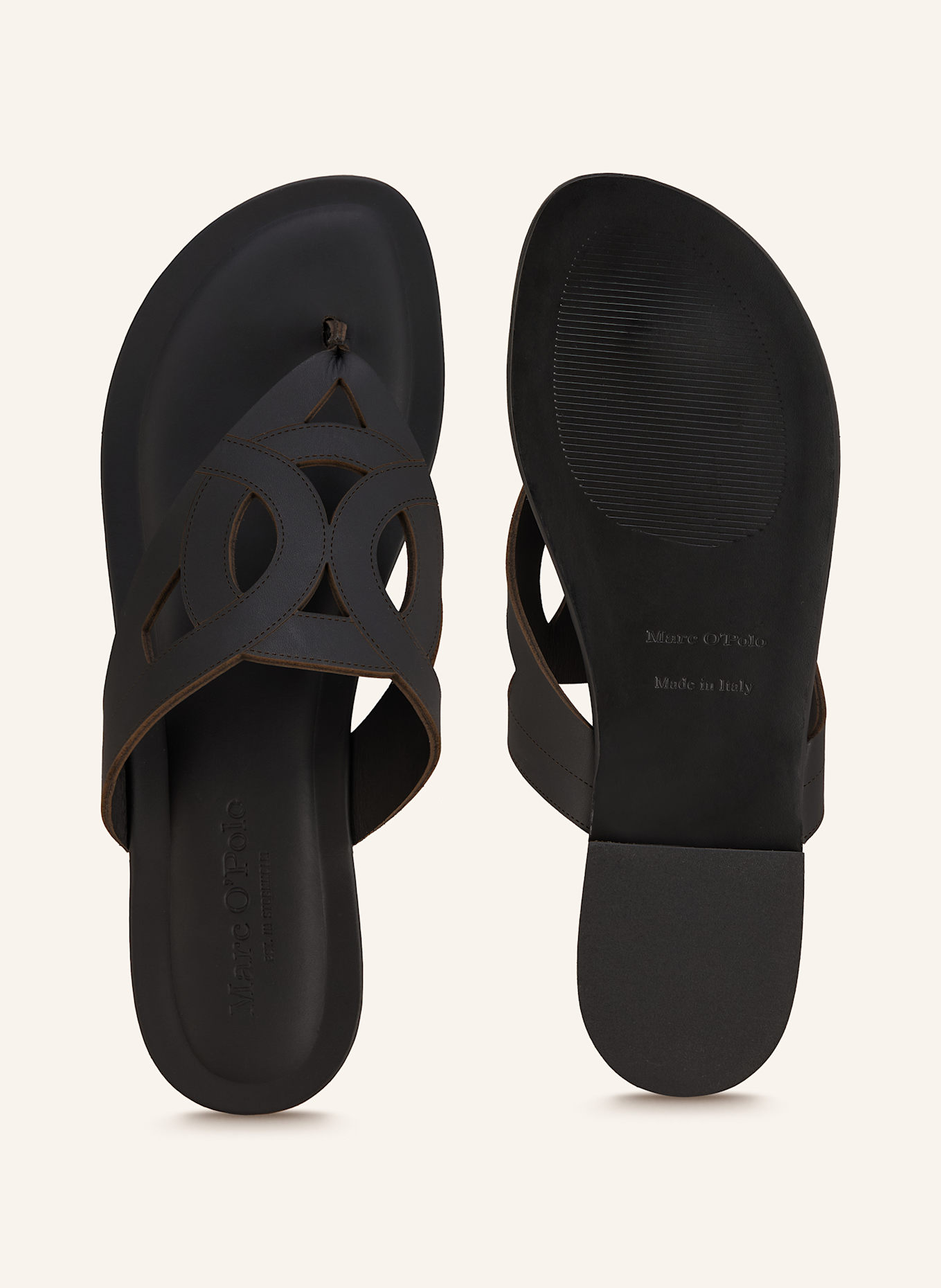 Marc O'Polo CAMILLA 2A flip flops: BLACK