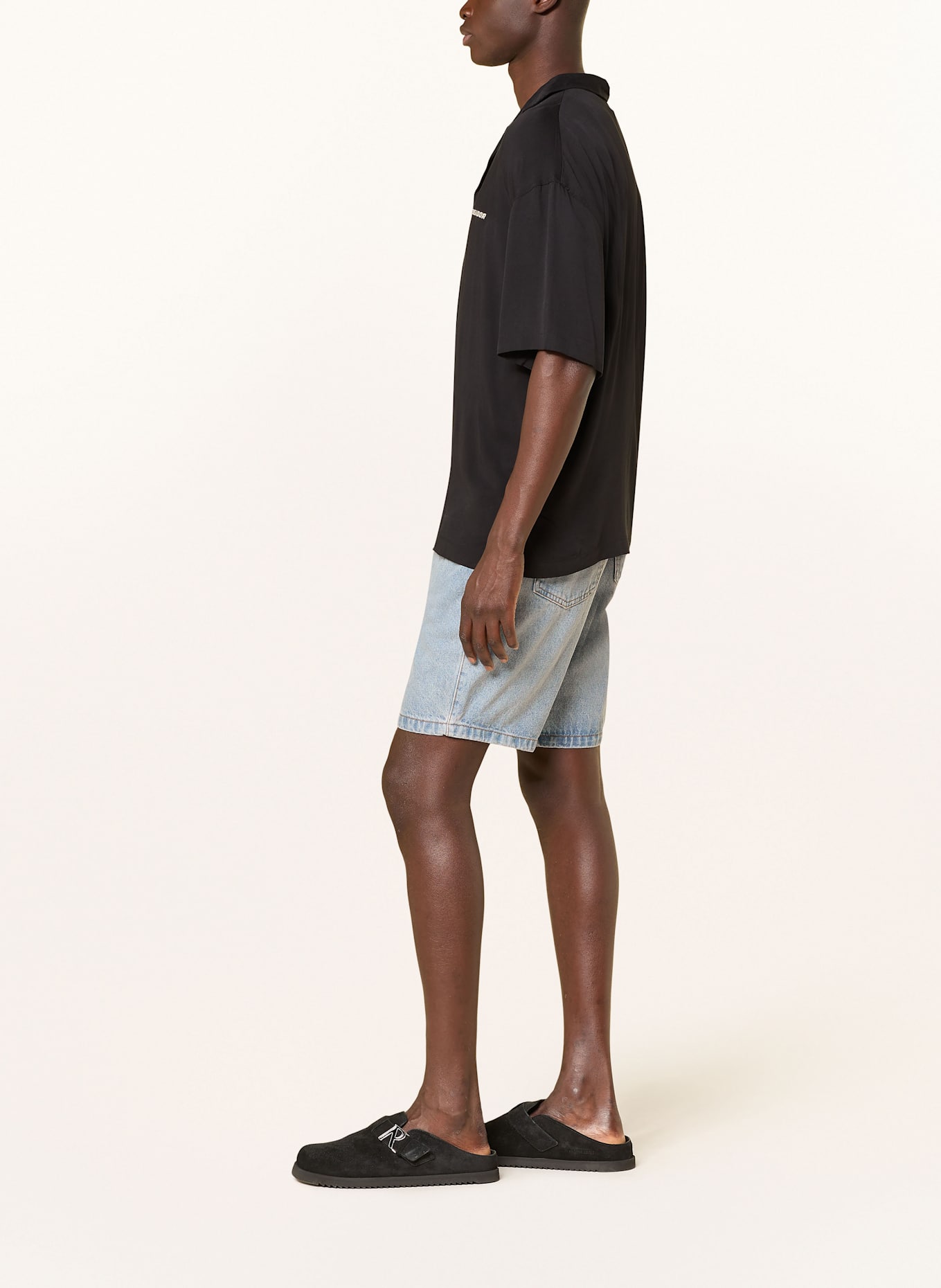 PEGADOR Jeansshorts BOSTIC: 076 washed light blue