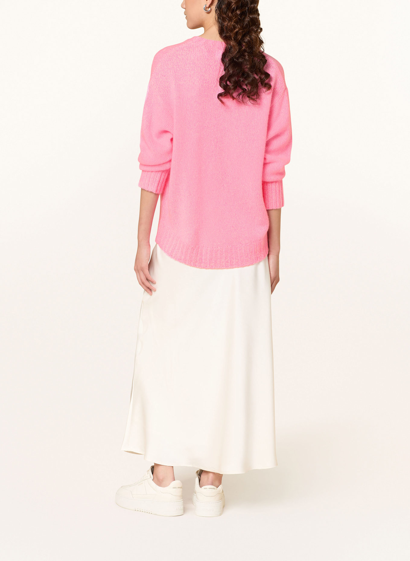 FROM FUTURE Cashmere-Pullover: ROSA / WEISS