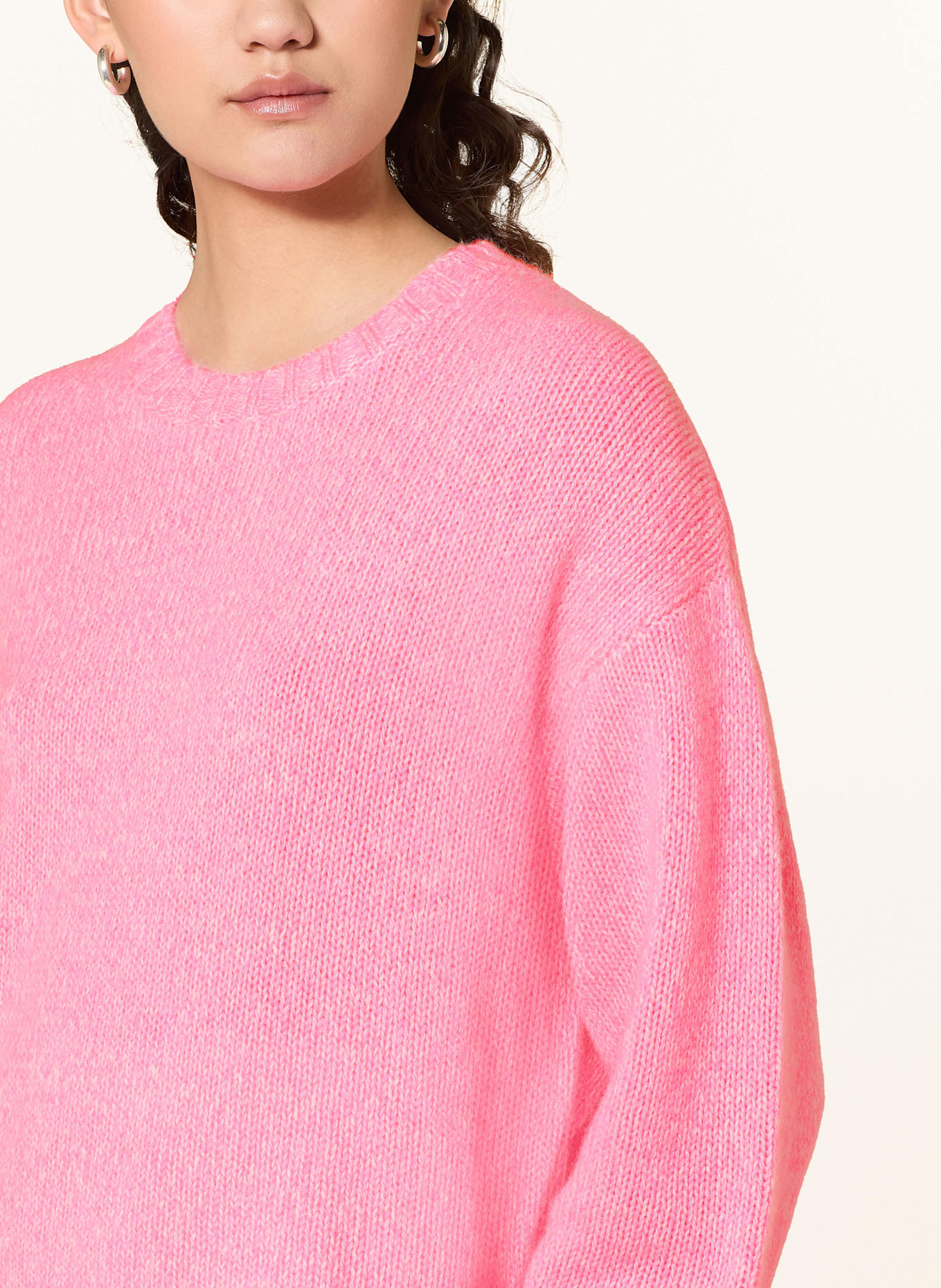 FROM FUTURE Cashmere-Pullover: ROSA / WEISS