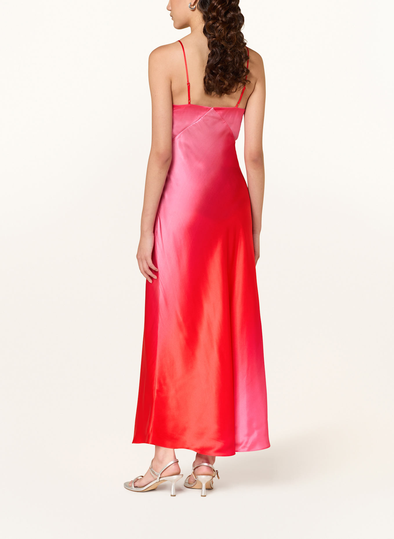 FROM FUTURE Sukienka z jedwabiu: RÓŻOWY / CZERWONY