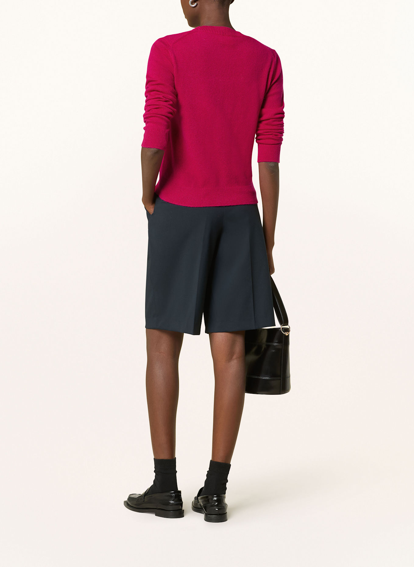 FROM FUTURE Sweter z kaszmiru: FUKSJA / RÓŻOWY