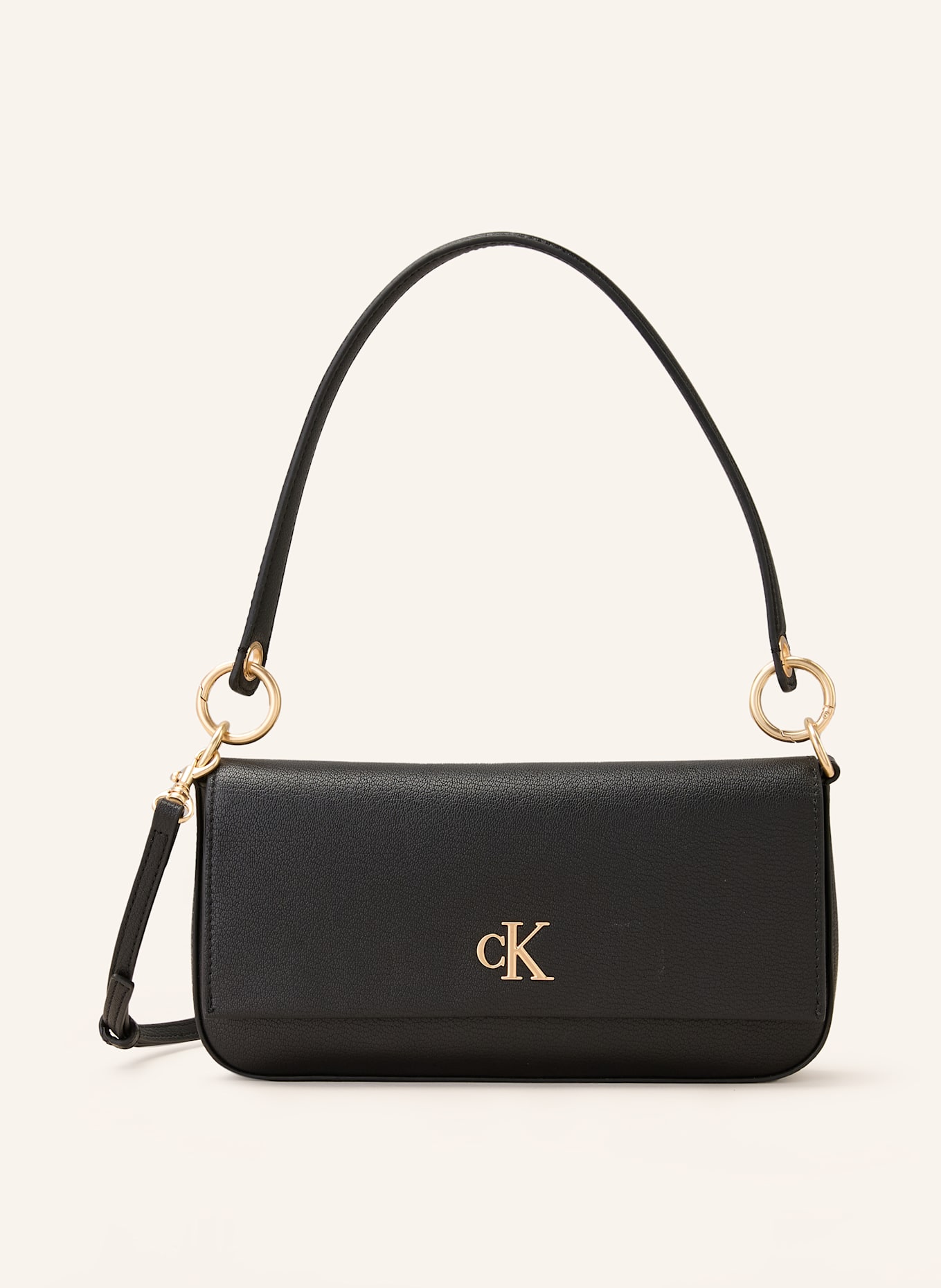 Calvin Klein Schultertasche: SCHWARZ