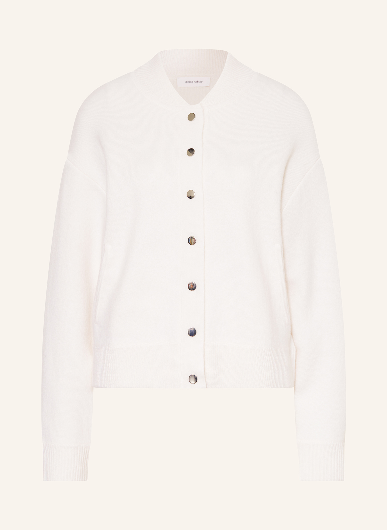 darling harbour Strickjacke mit Cashmere: ECRU