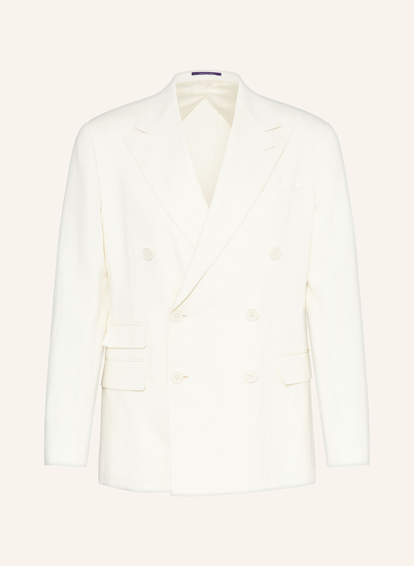 RALPH LAUREN PURPLE LABEL Suit jacket extra slim fit with linen in