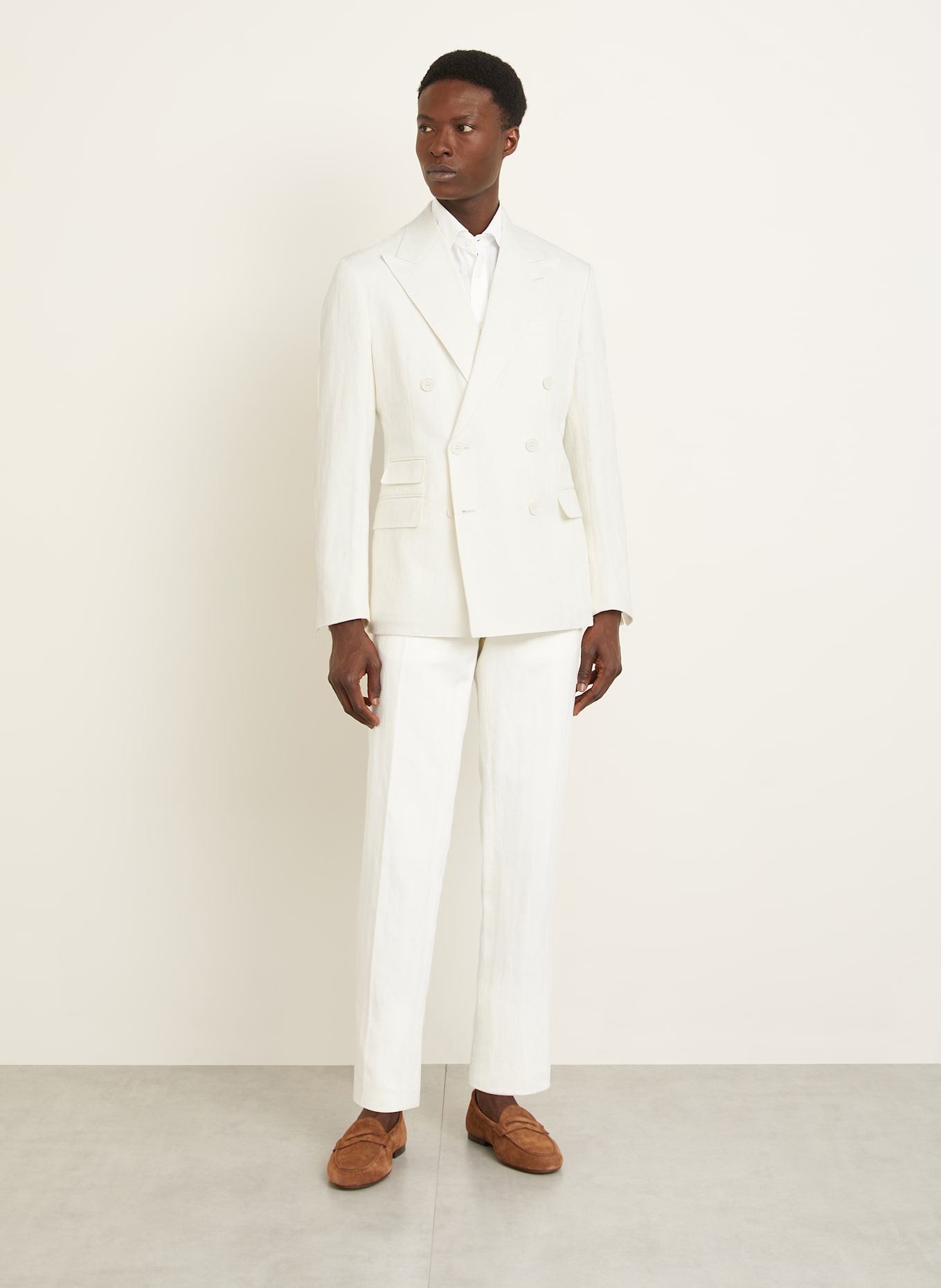 RALPH LAUREN PURPLE LABEL Suit jacket extra slim fit with linen in