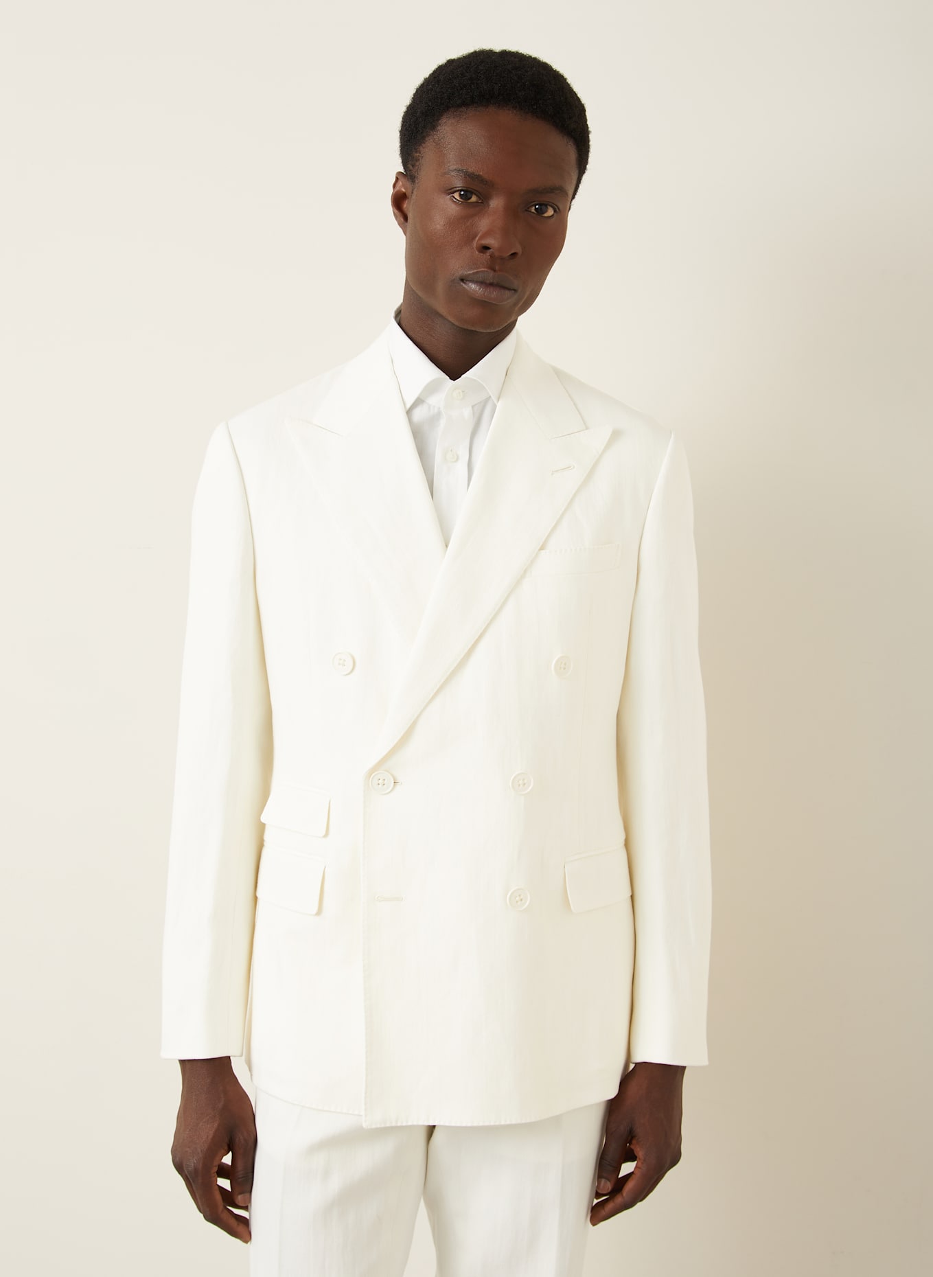 RALPH LAUREN PURPLE LABEL Suit jacket extra slim fit with linen in