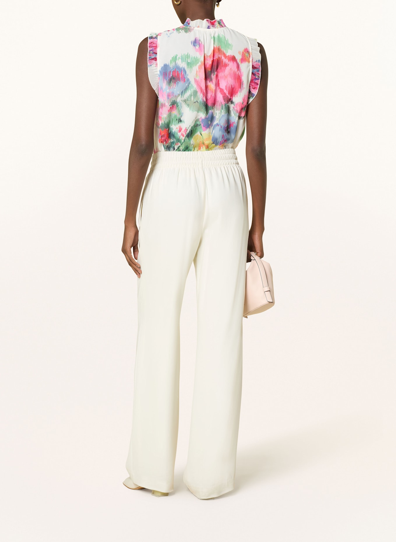 oui Blusentop: PINK / GRÜN / WEISS