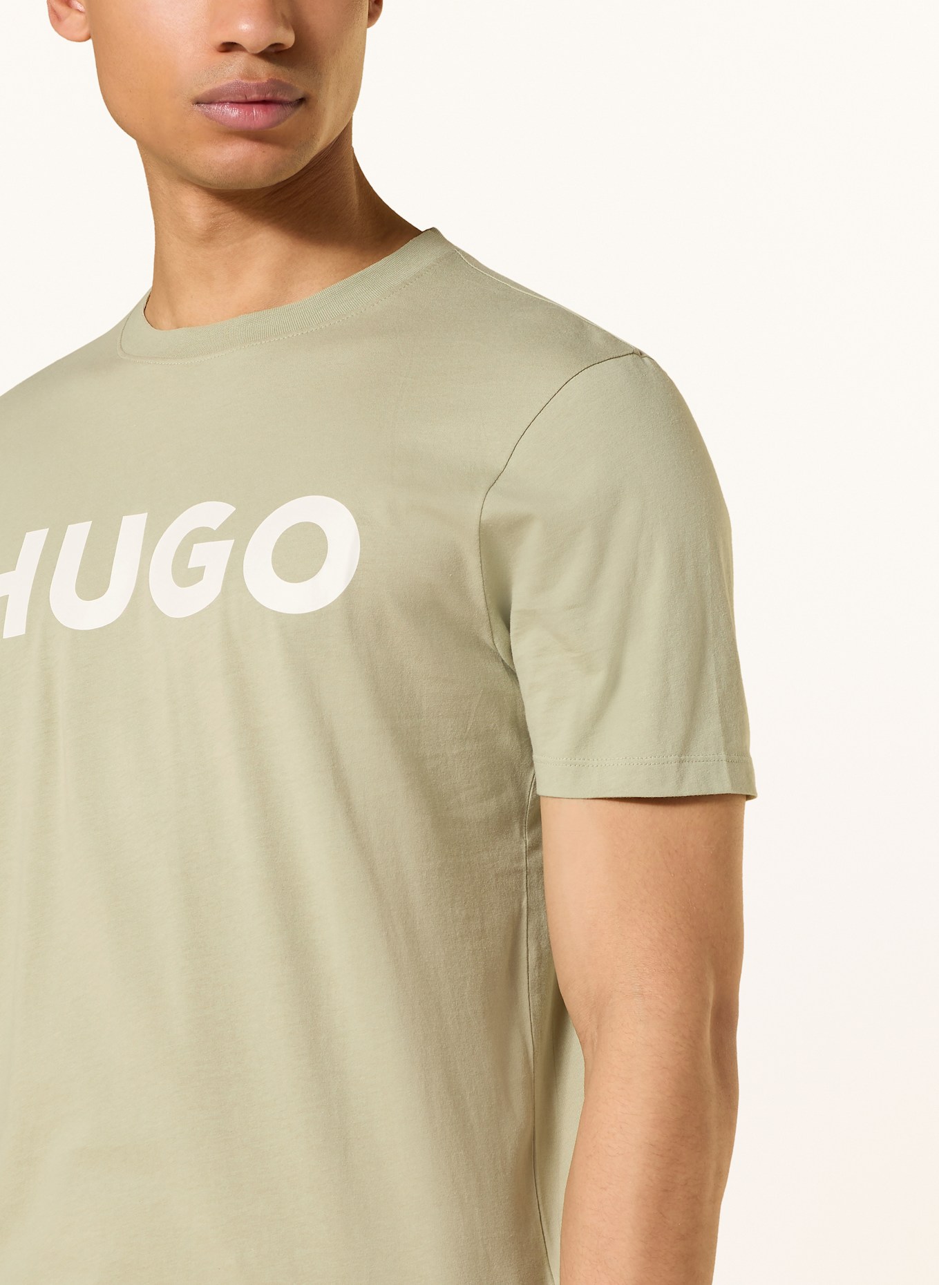 HUGO T-Shirt DULIVIO: HELLGRÜN