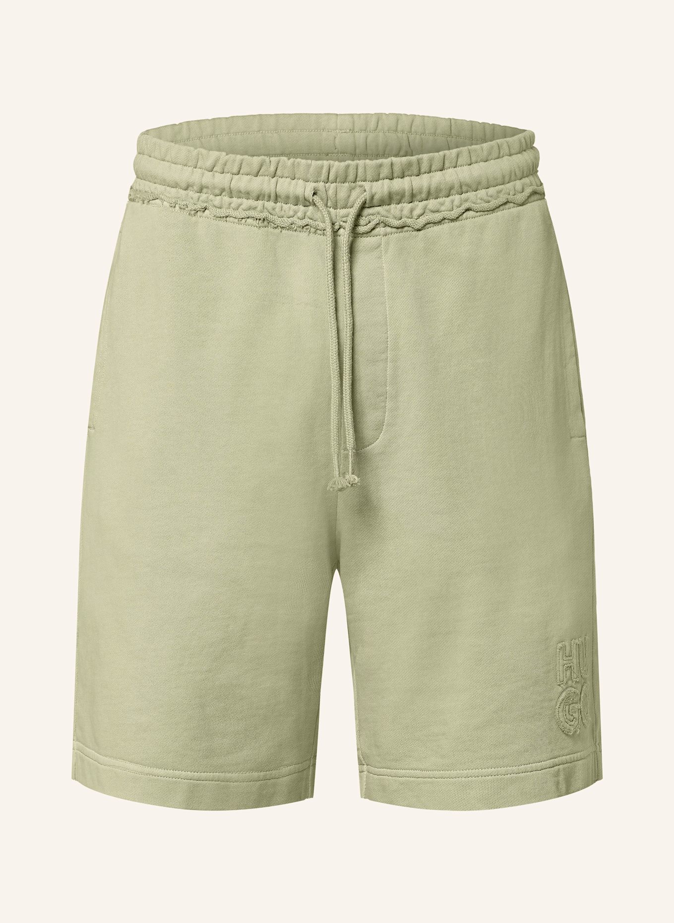 HUGO Sweat shorts DISTRELL Loose Fit: OLIVE
