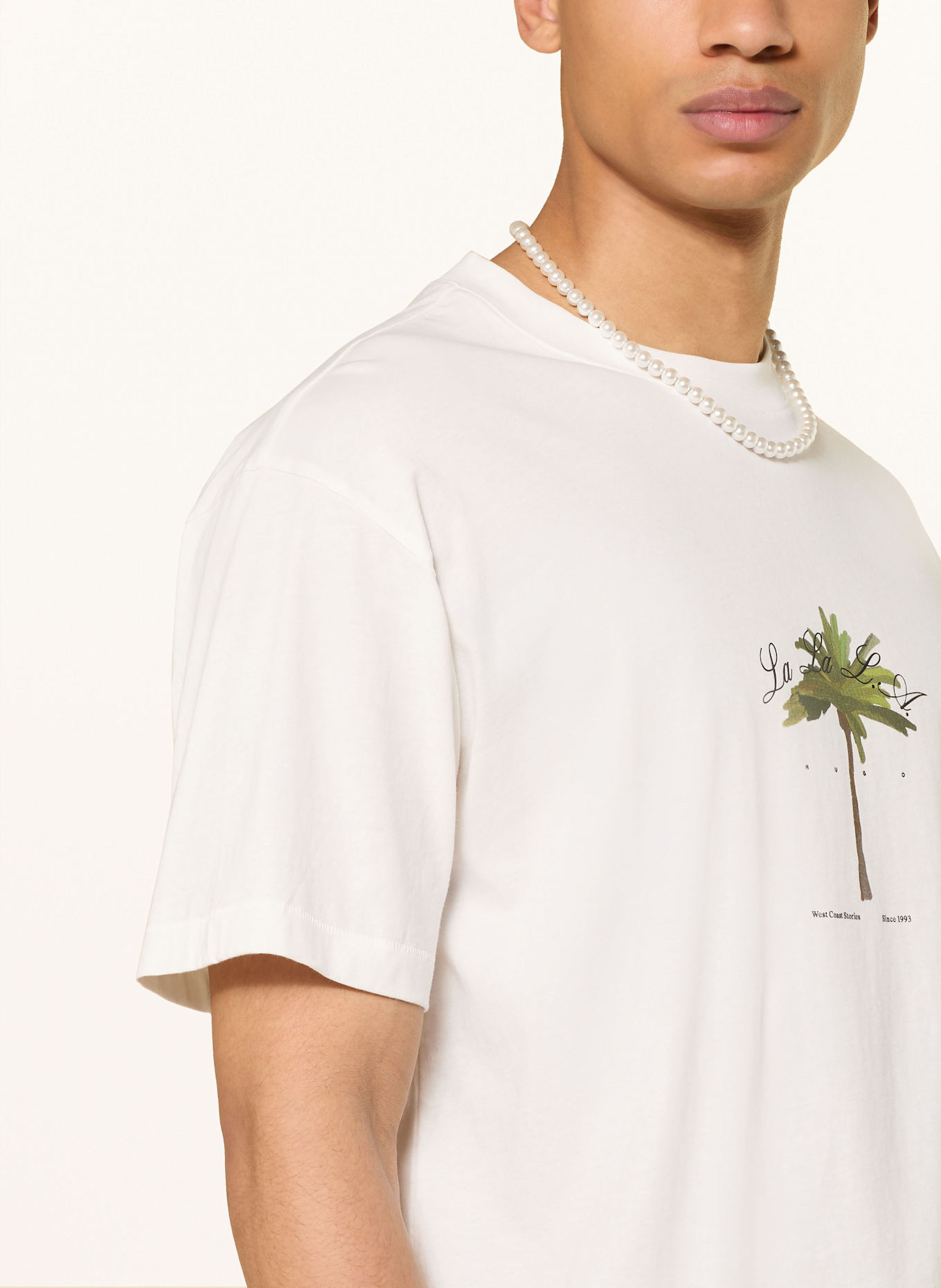 HUGO T-Shirt DUWOM: WEISS