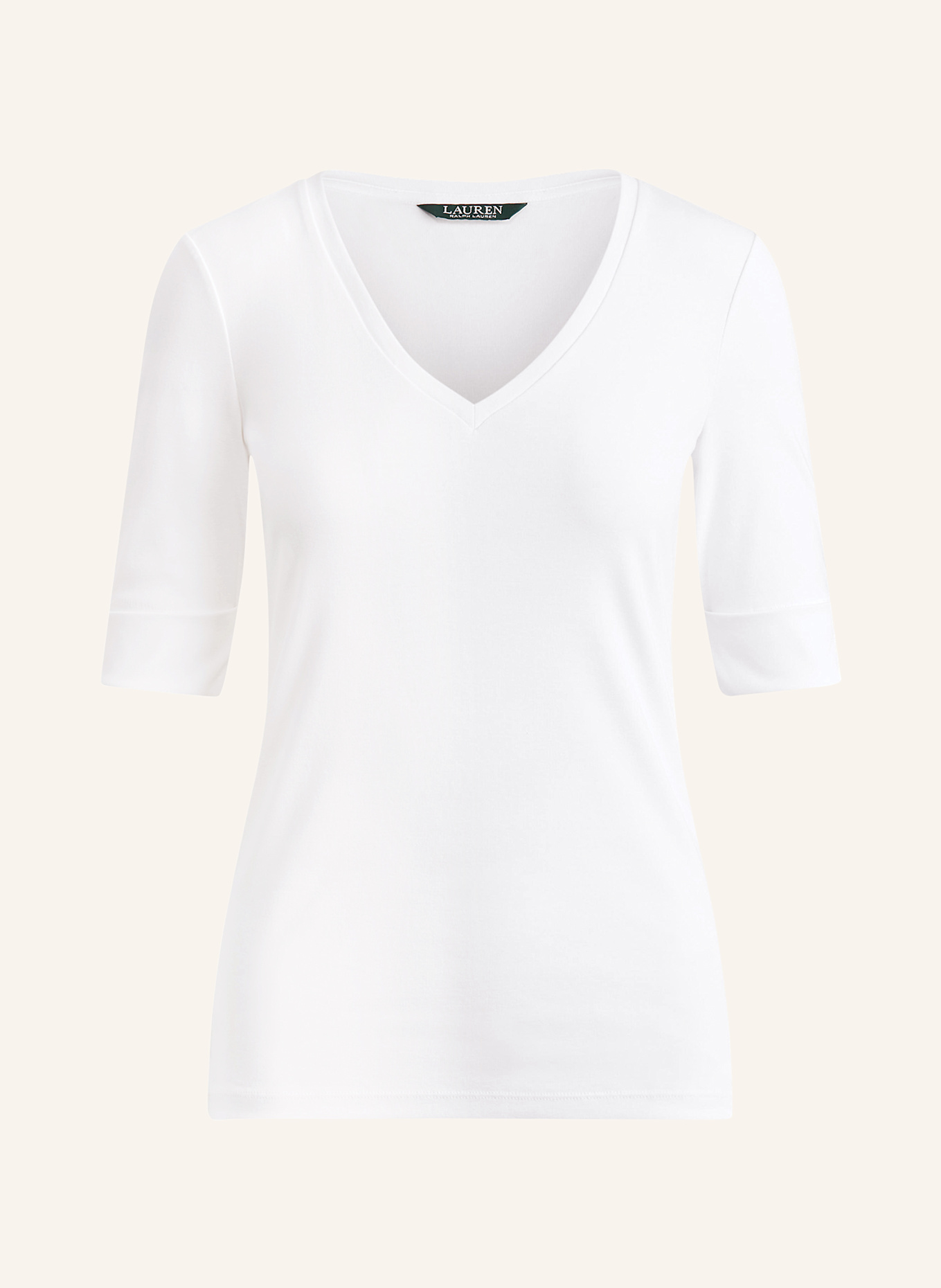 LAUREN RALPH LAUREN T-shirt: WHITE