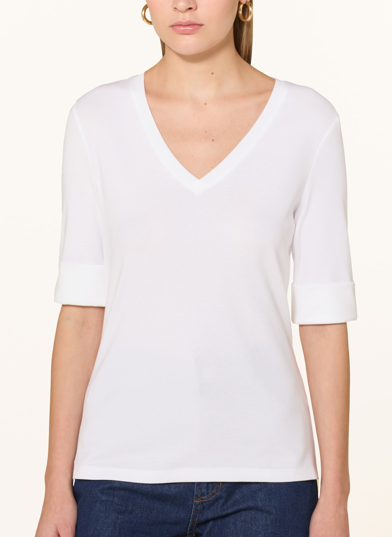 LAUREN RALPH LAUREN T-shirt: WHITE