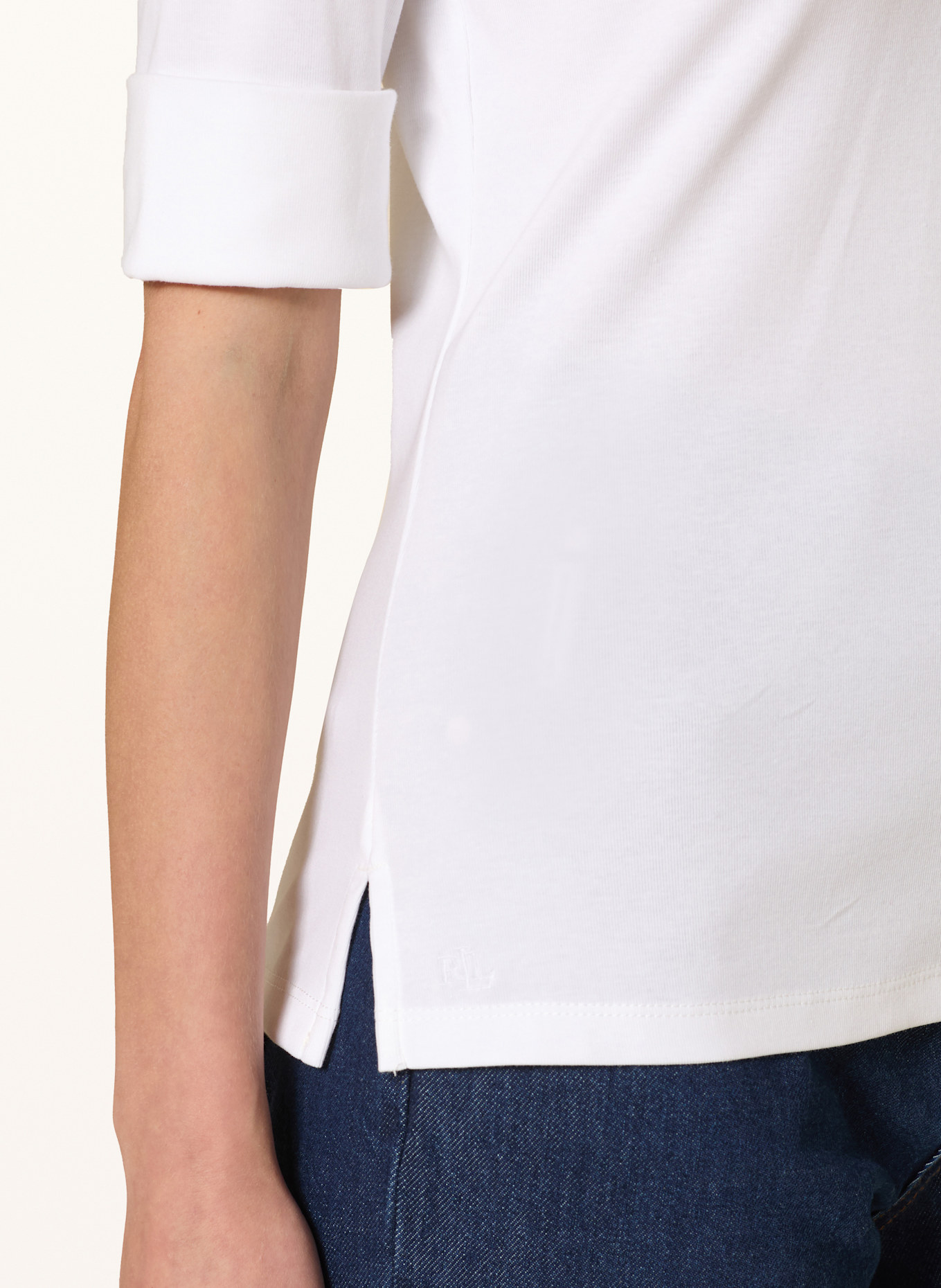 LAUREN RALPH LAUREN T-shirt: WHITE