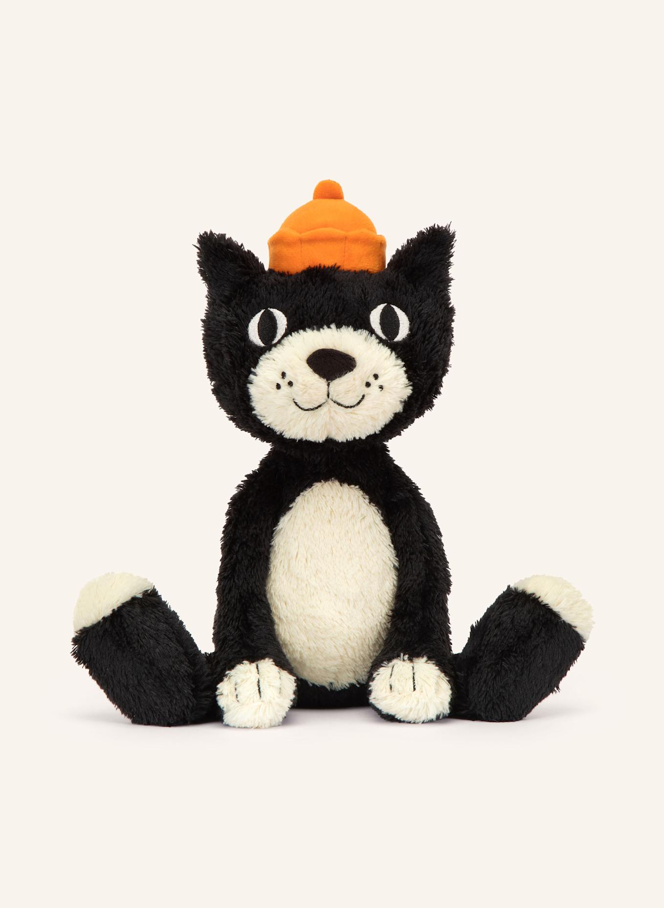 Jellycat Katze-Kuscheltier JELLYCAT JACK ORIGINAL: SCHWARZ / WEISS