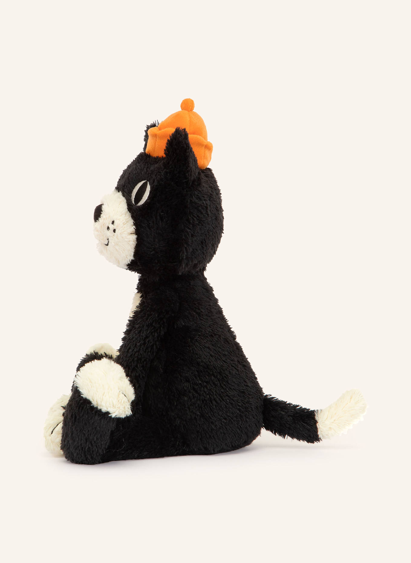 Jellycat Katze-Kuscheltier JELLYCAT JACK ORIGINAL: SCHWARZ / WEISS