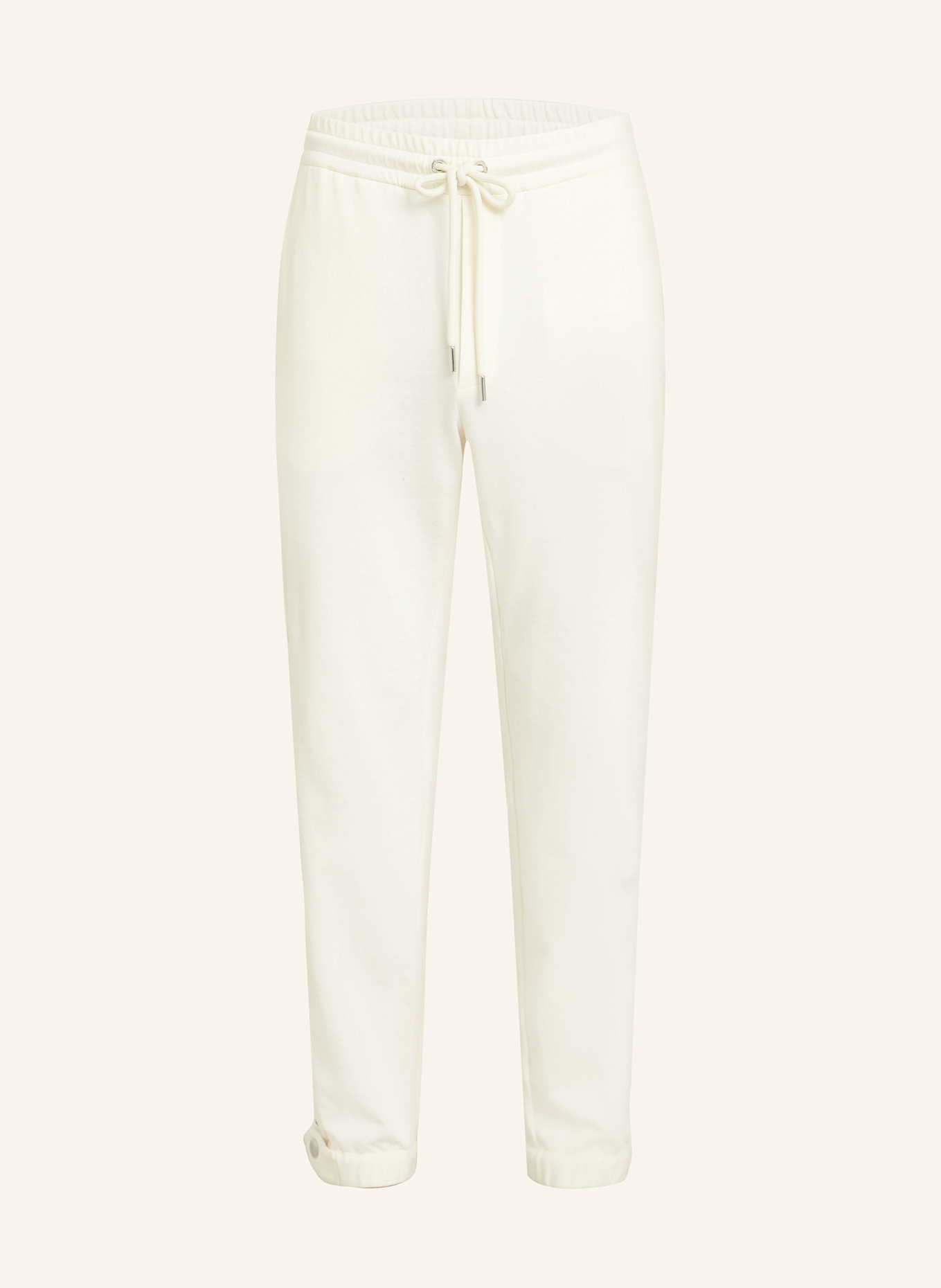 MONCLER Sweatpants mit Galonstreifen: ECRU/ DUNKELBLAU/ ROT