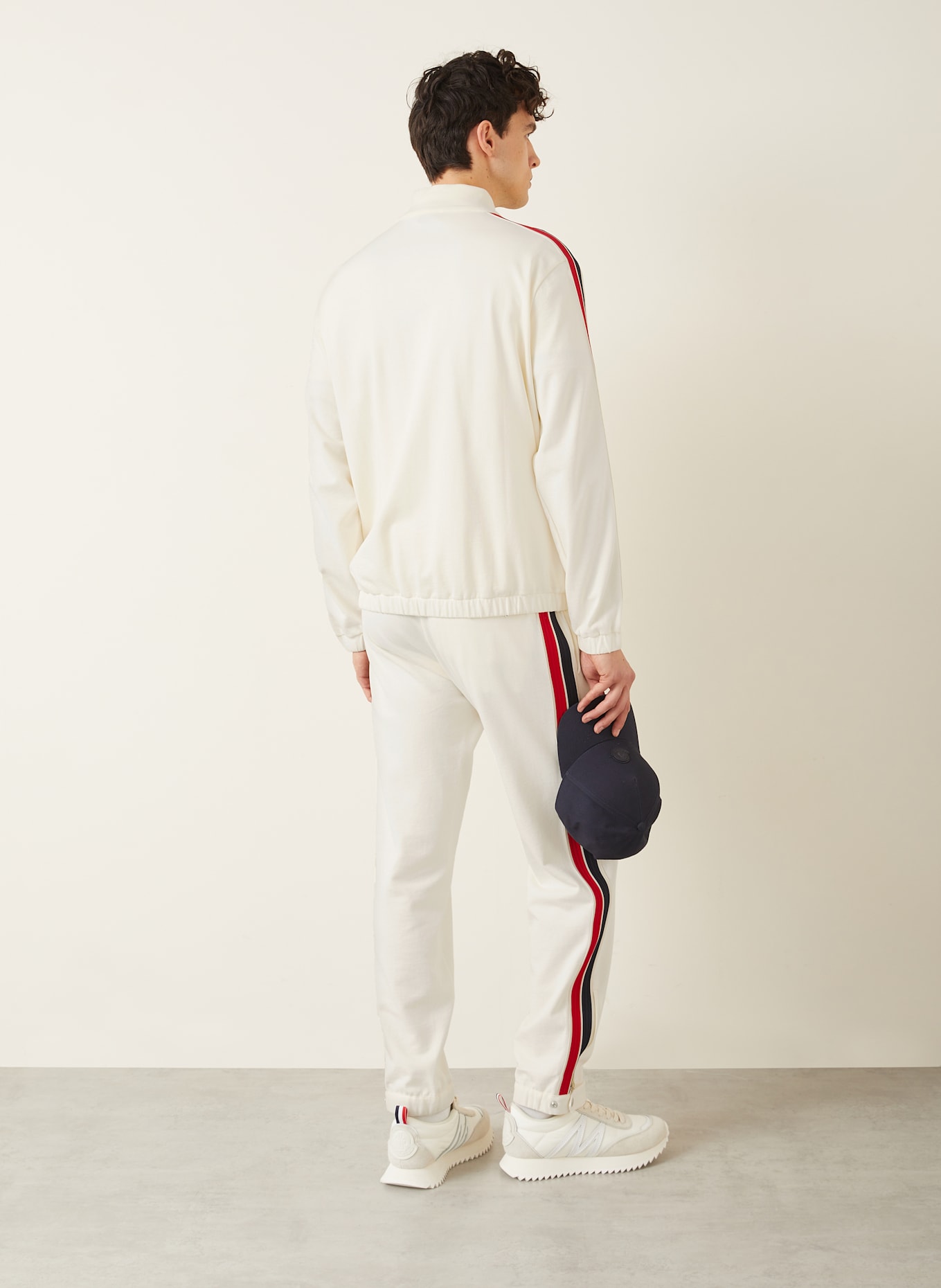 MONCLER Sweatjacke: ECRU