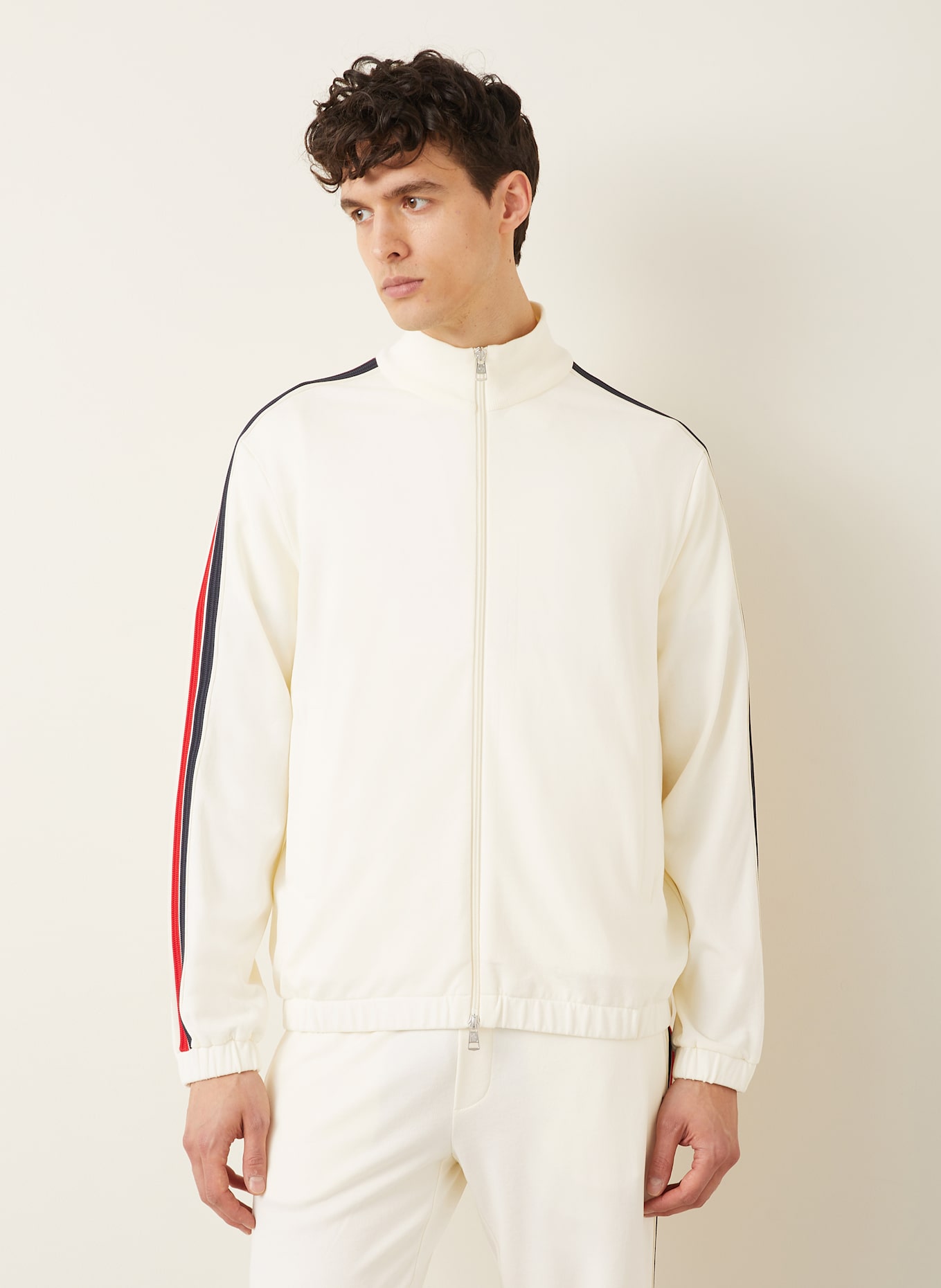 MONCLER Sweatjacke: ECRU