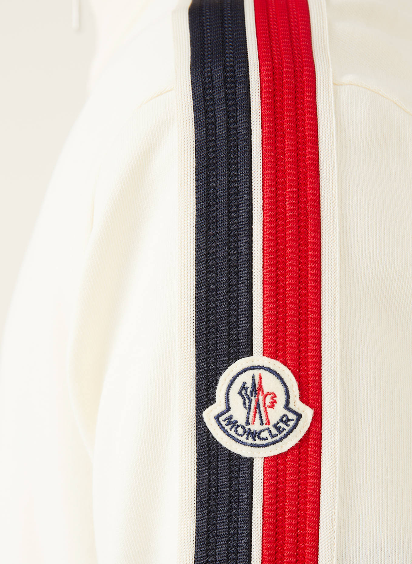 MONCLER Sweatjacke: ECRU