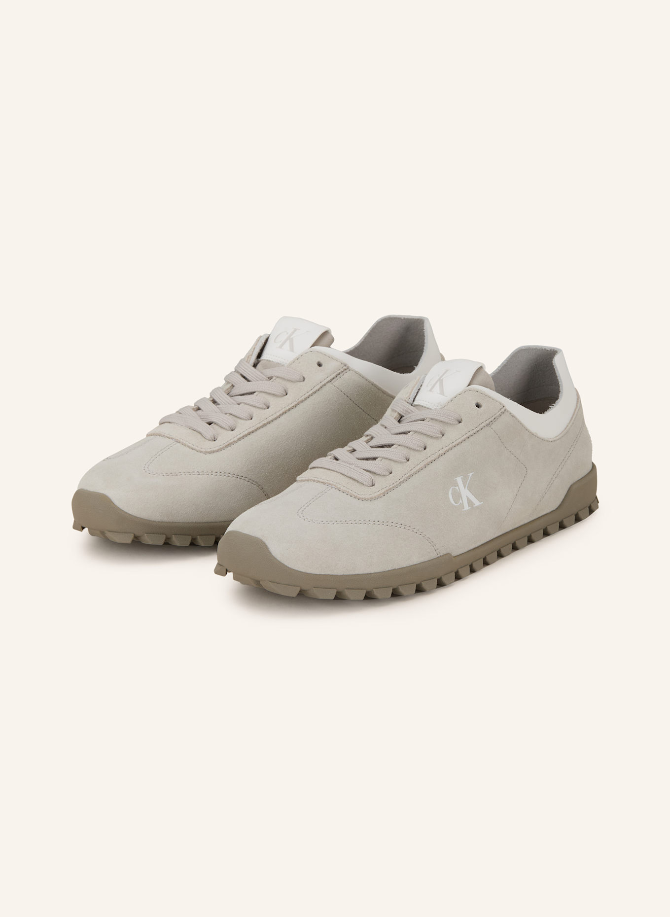Calvin Klein Sneakersy: KREMOWY/ BIAŁY