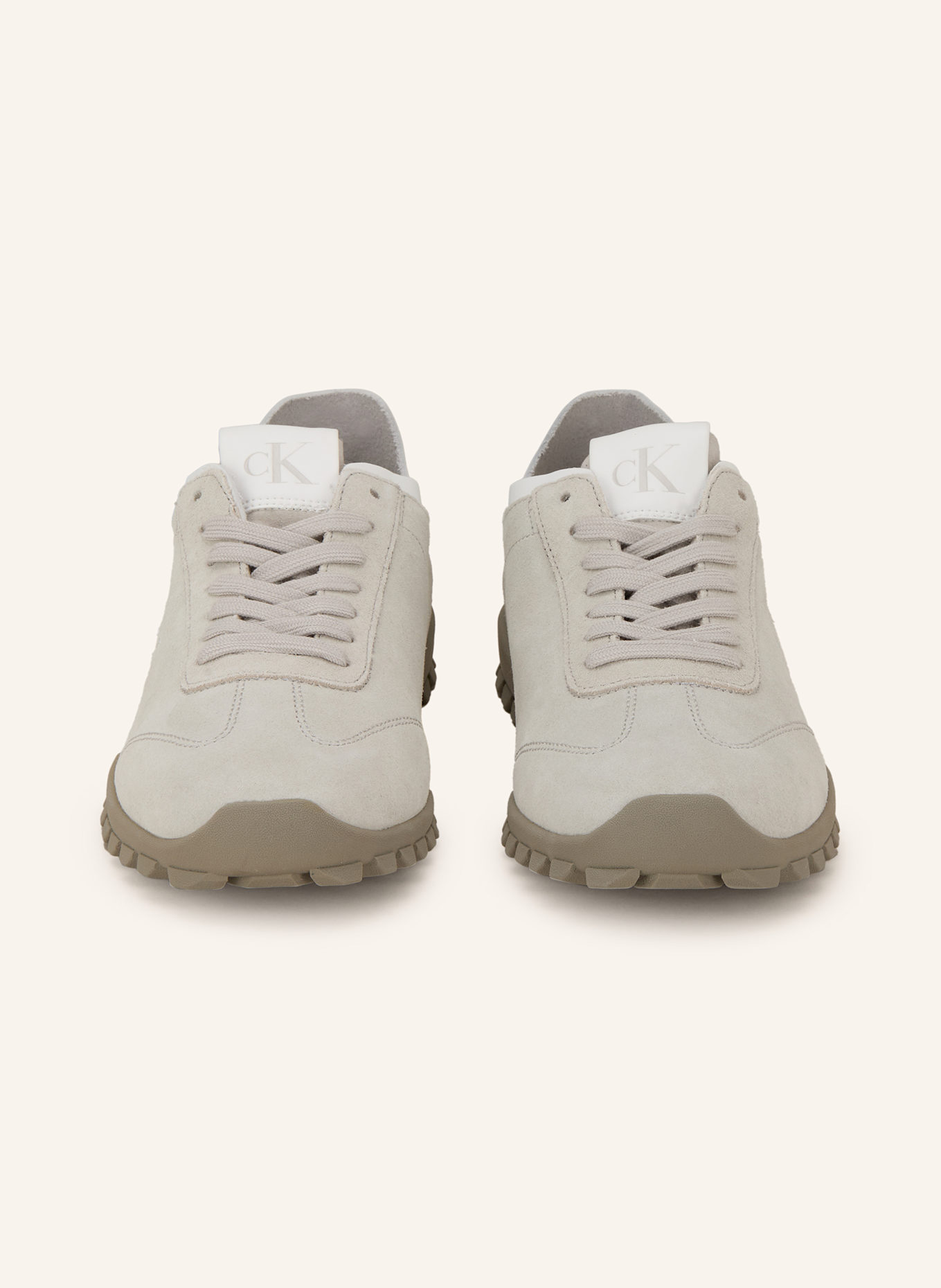 Calvin Klein Sneakersy: KREMOWY/ BIAŁY