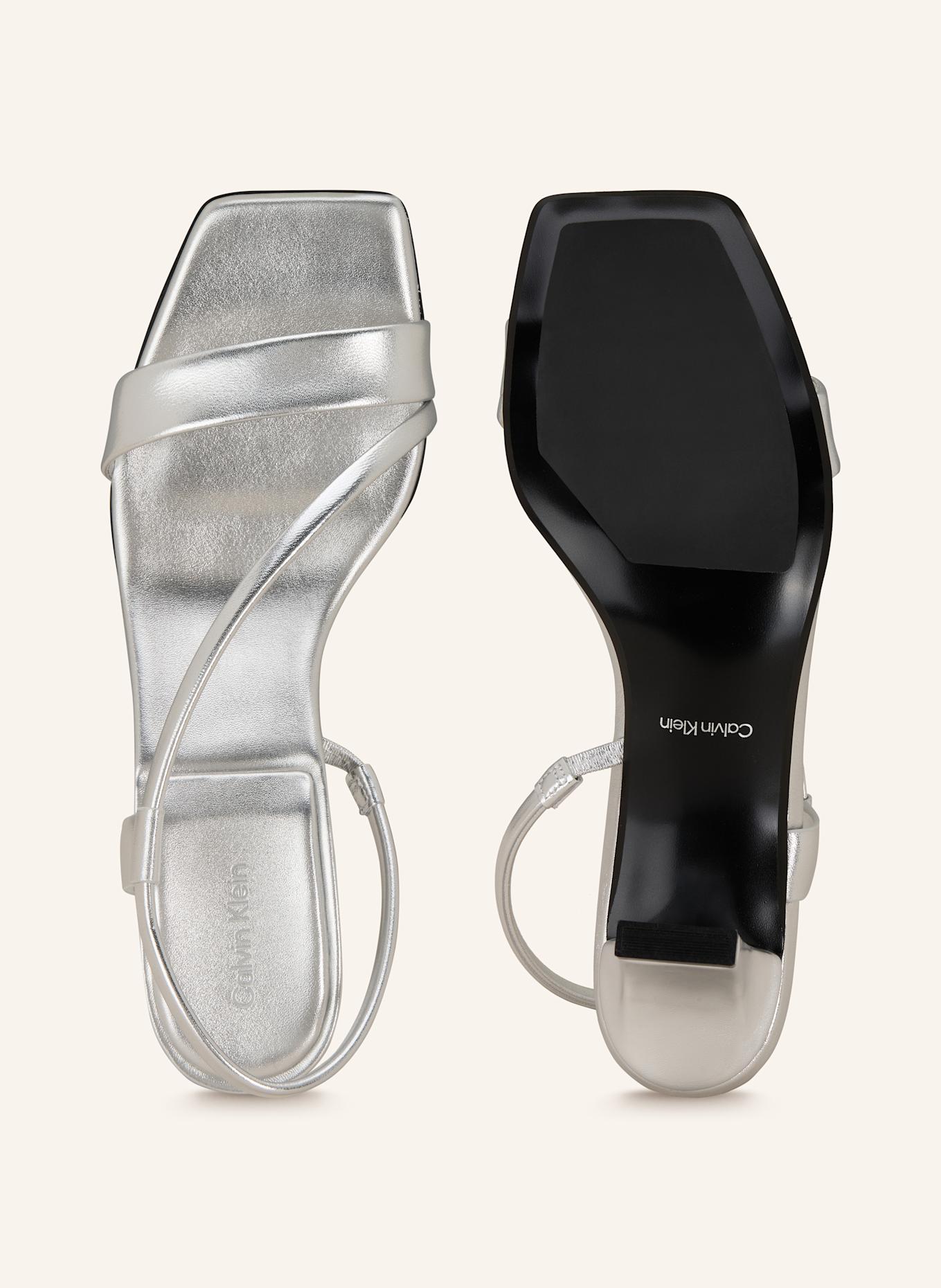 Calvin Klein Sandaletten, Farbe: SILBER (Bild 5)