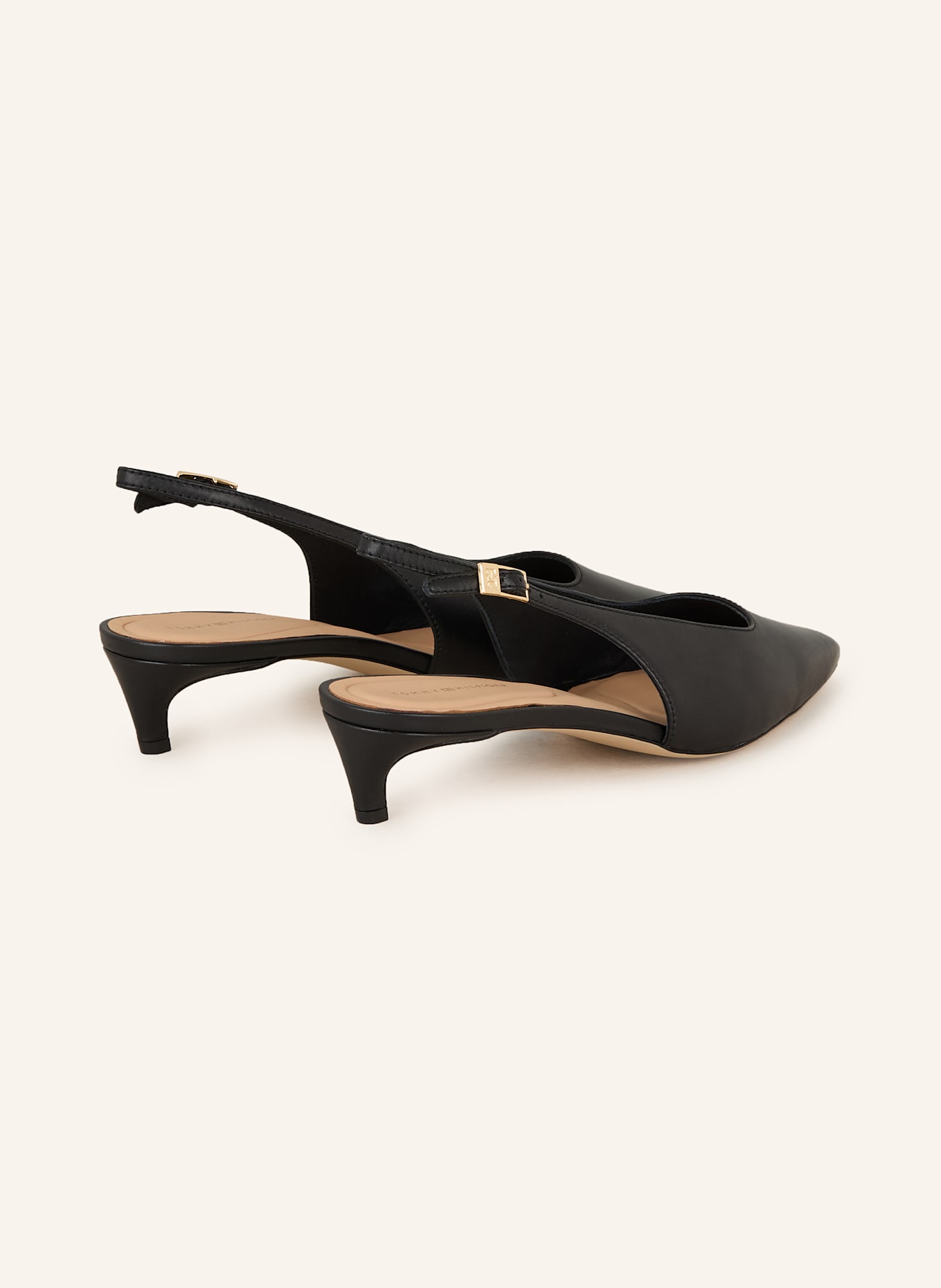 TOMMY HILFIGER Slingpumps: SCHWARZ
