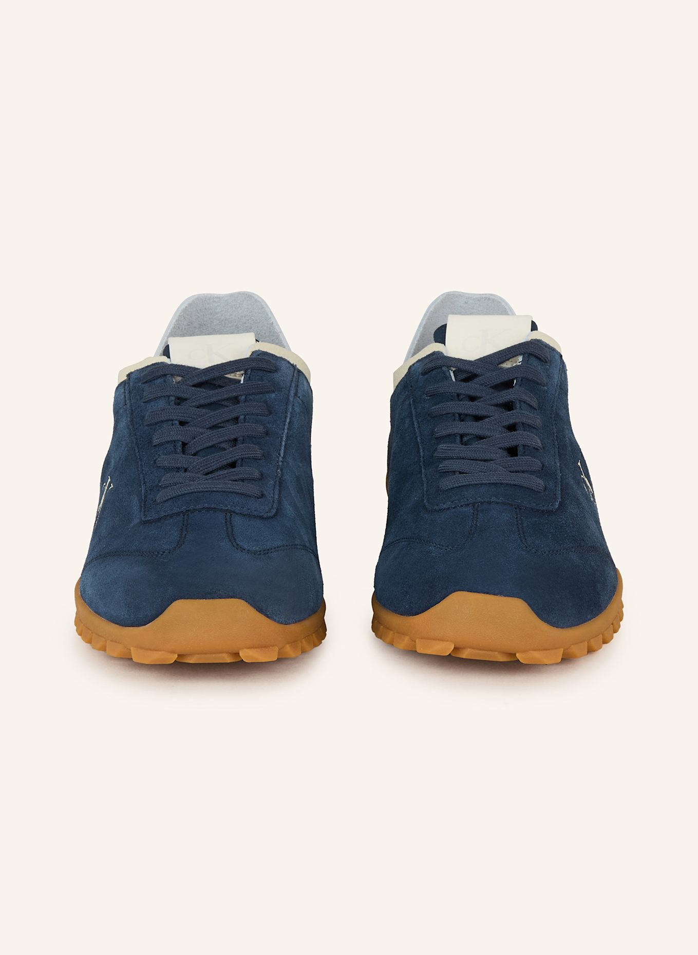 Calvin Klein Sneakersy: NIEBIESKI/ KREMOWY