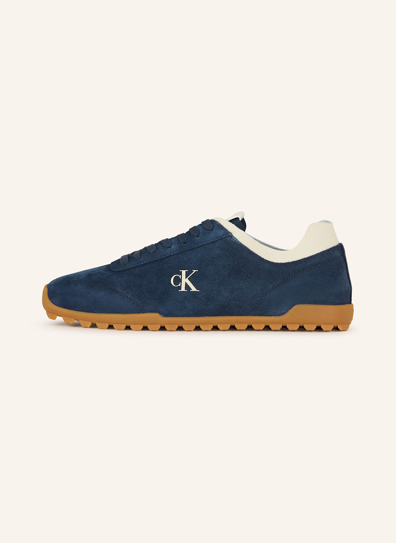 Calvin Klein Sneakersy: NIEBIESKI/ KREMOWY