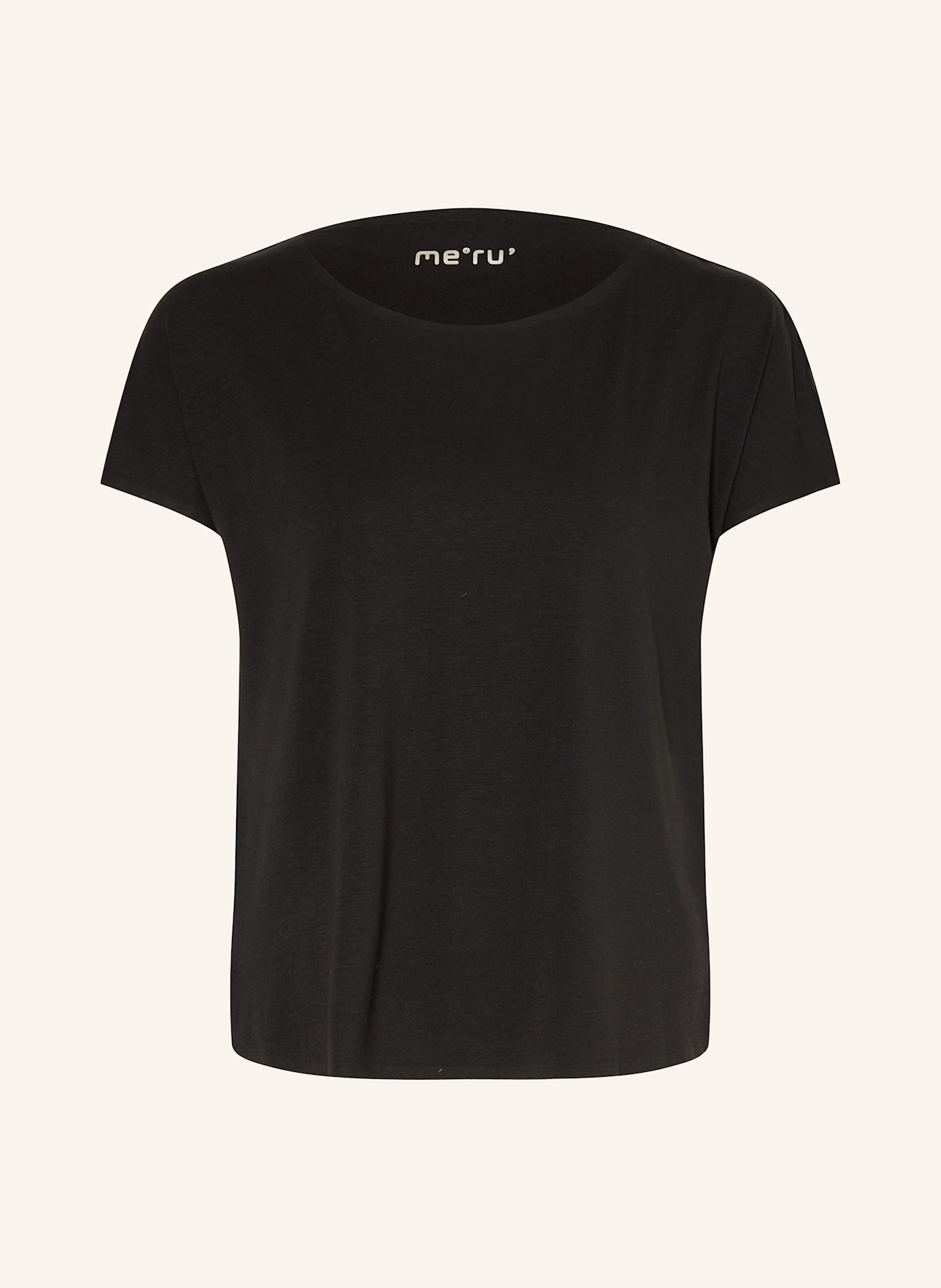 me°ru' Tričko ELLENBROOK: ČERNÁ