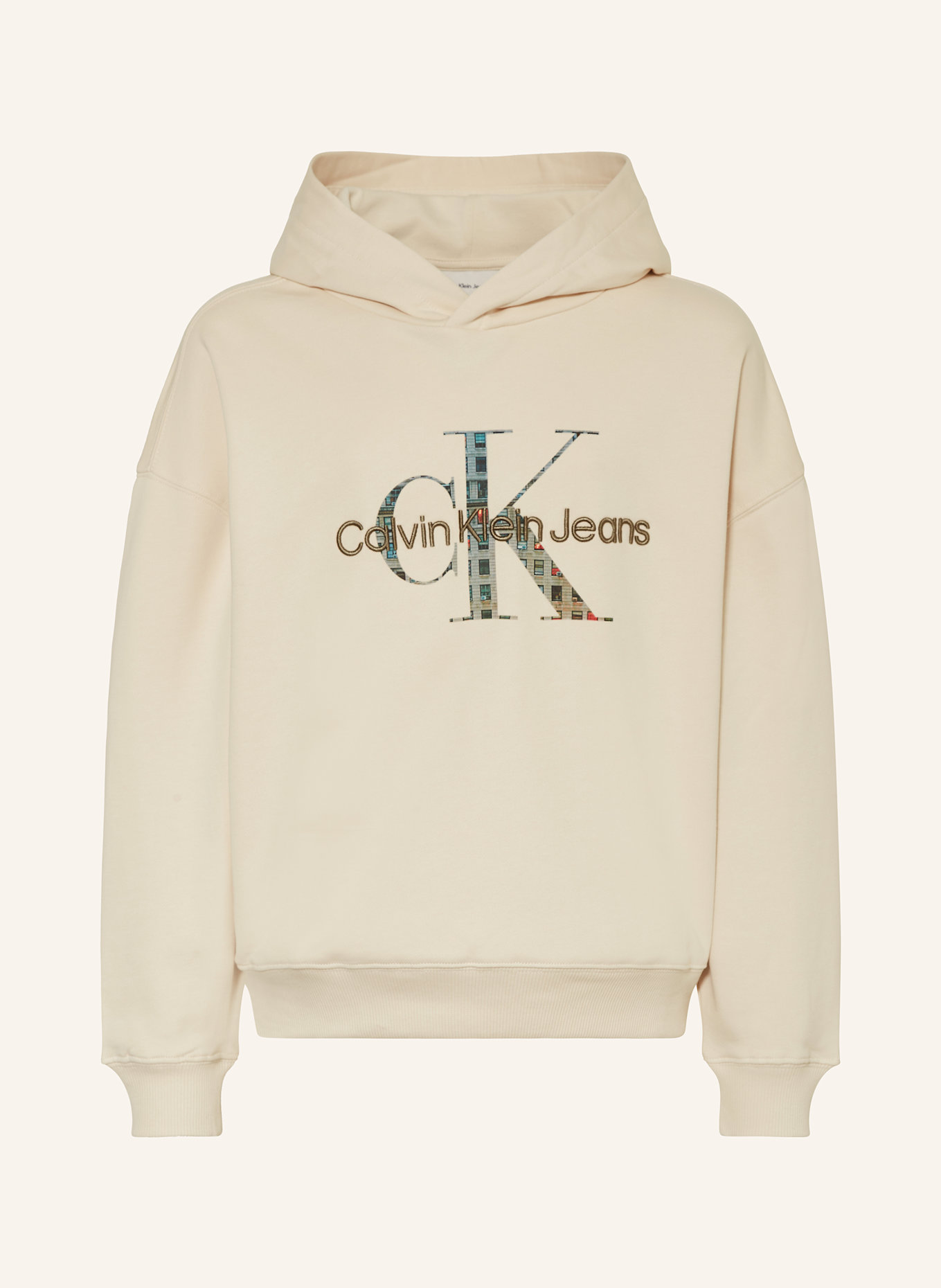 Calvin Klein Hoodie: ECRU