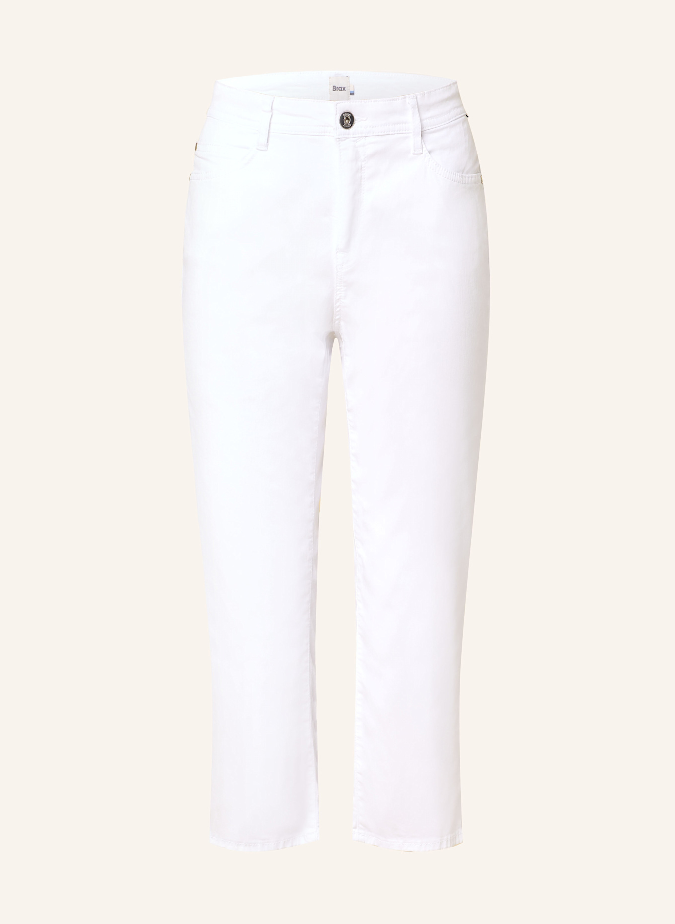 BRAX Spodnie 3/4 MARY: BIAŁY