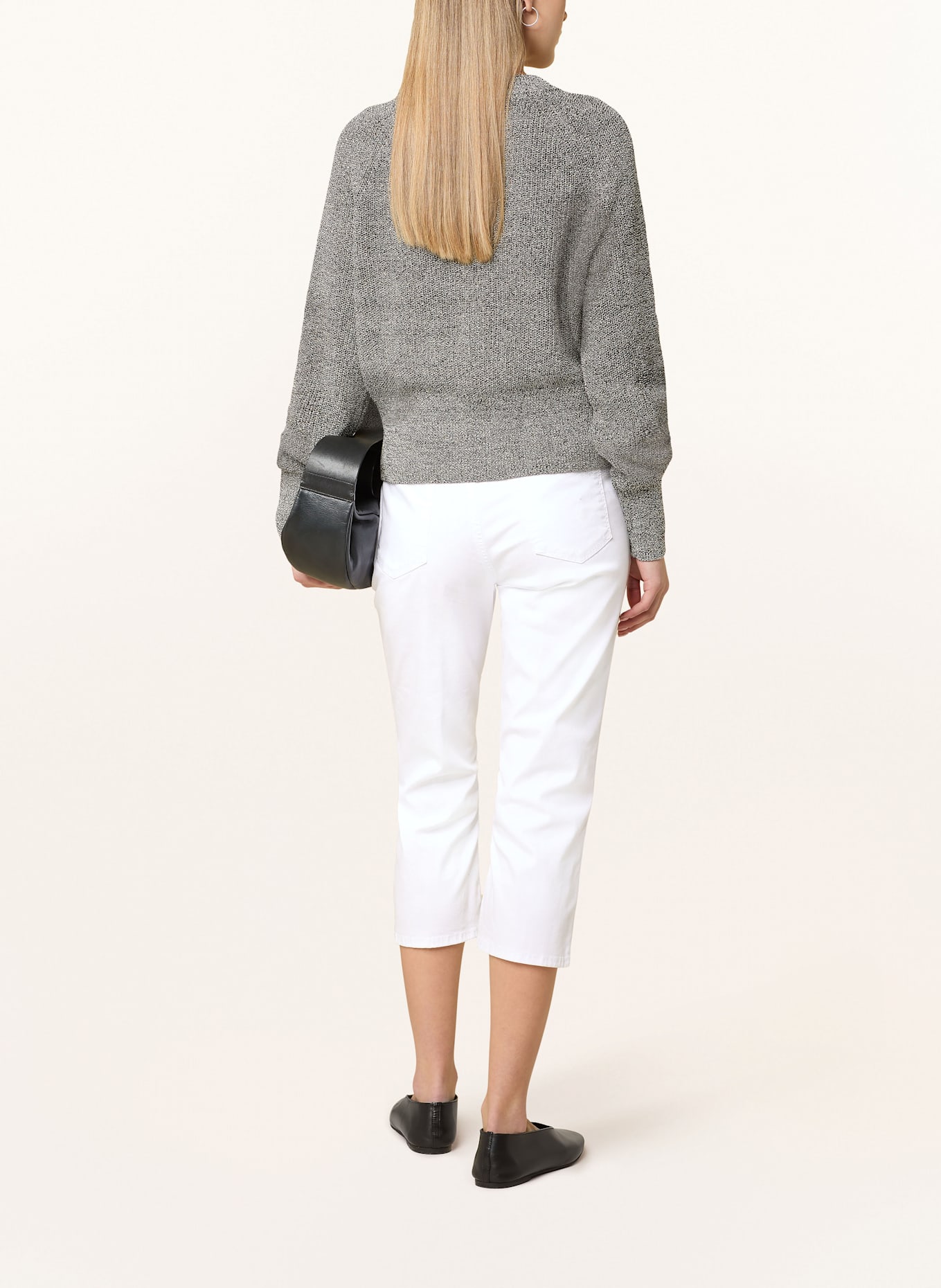 BRAX Spodnie 3/4 MARY: BIAŁY