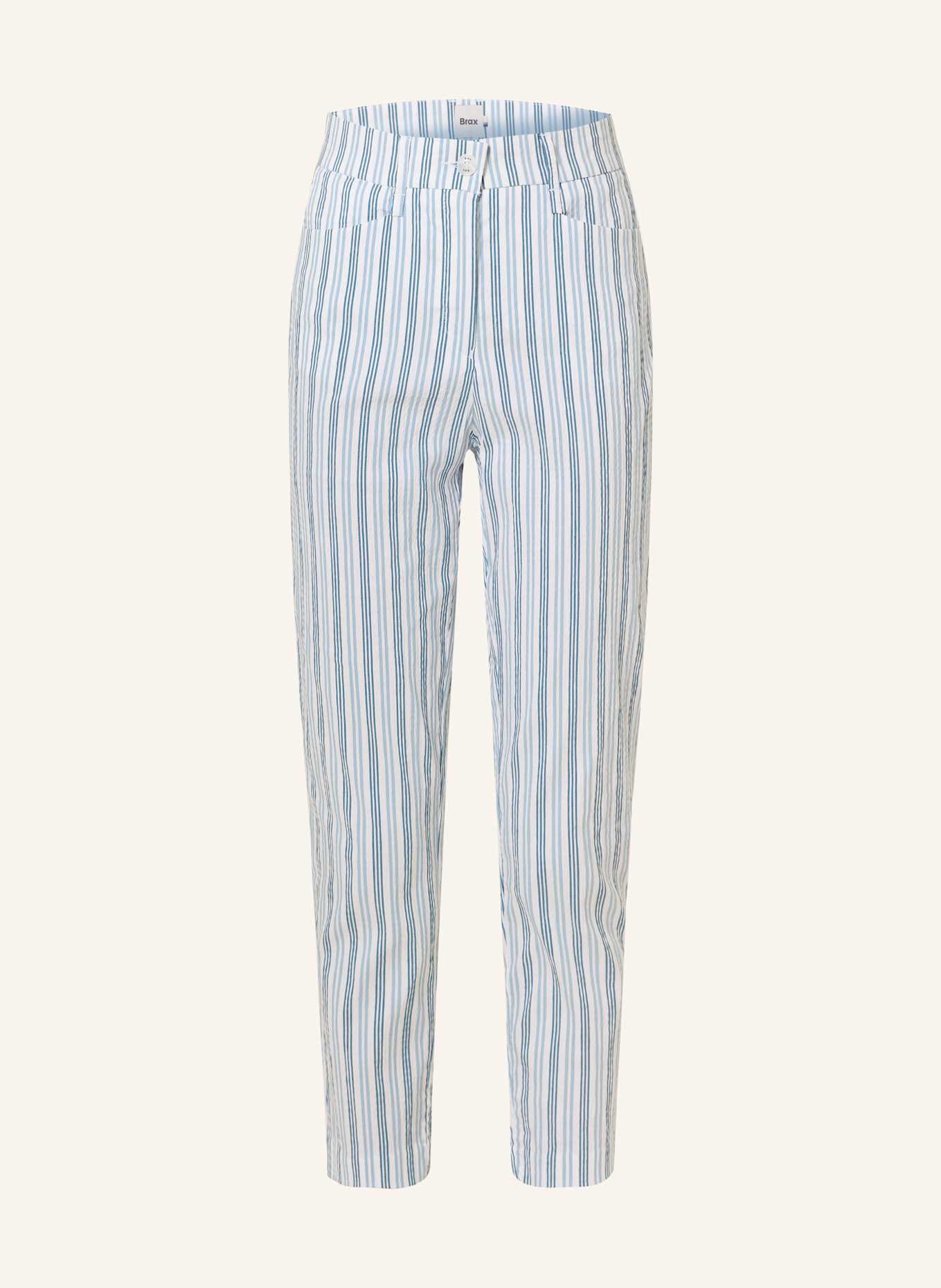 BRAX 7/8-Hose MARA S: HELLBLAU / WEISS