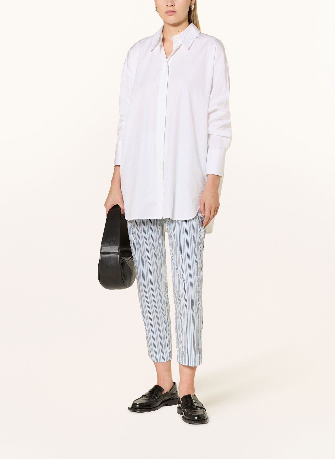 BRAX 7/8-Hose MARA S: HELLBLAU / WEISS