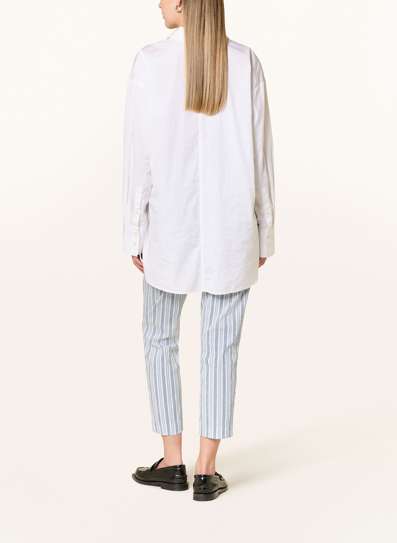 BRAX 7/8-Hose MARA S: HELLBLAU / WEISS