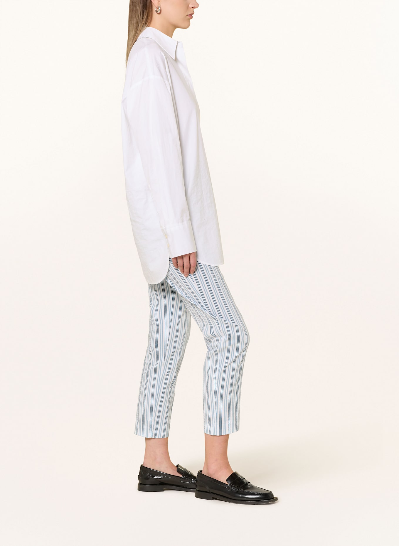 BRAX 7/8-Hose MARA S: HELLBLAU / WEISS