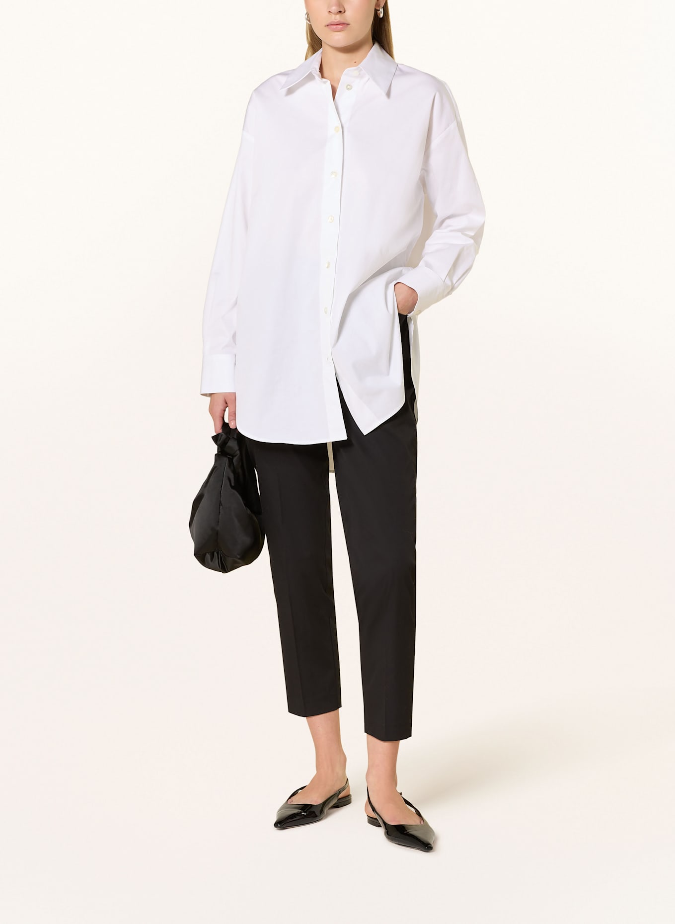 BRAX Chinosy MARA S: CZARNY