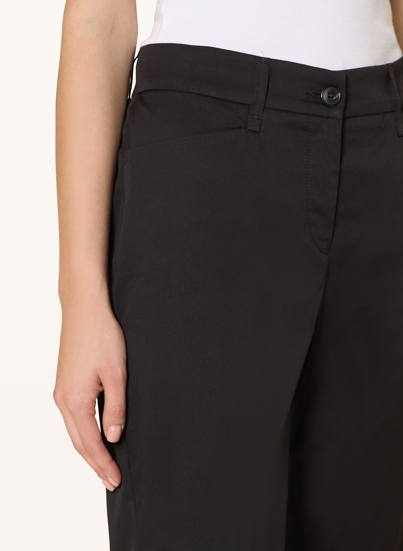 BRAX Chinosy MARA S: CZARNY