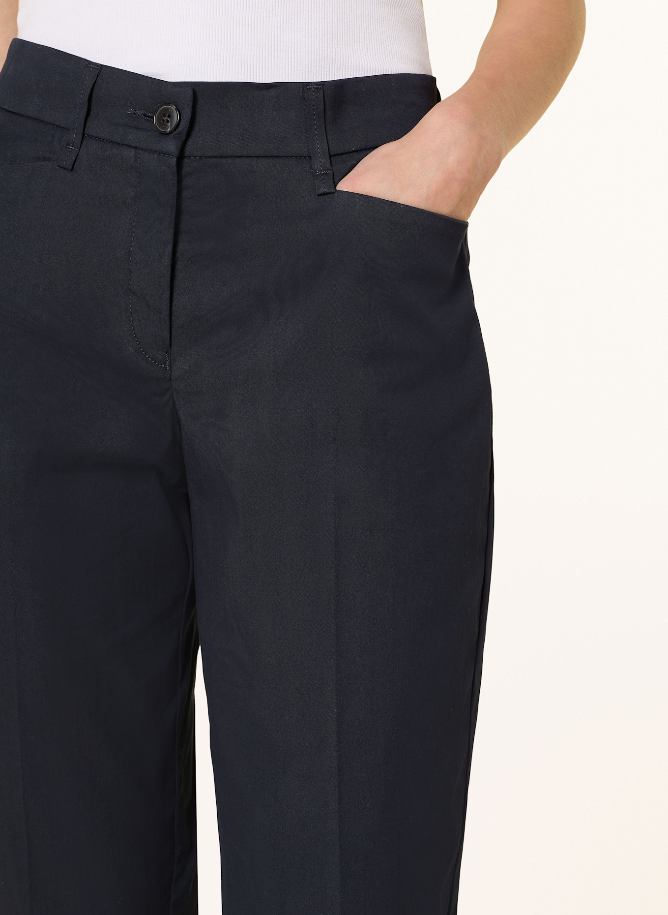 BRAX Chino MARA S: DUNKELBLAU