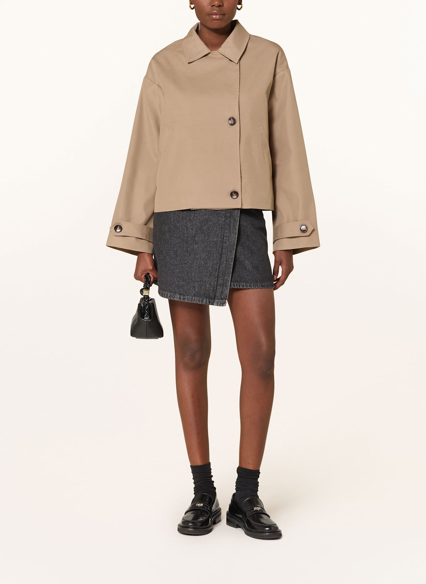 NEO NOIR Kurtka trencz AMBIKA: BEŻOWY