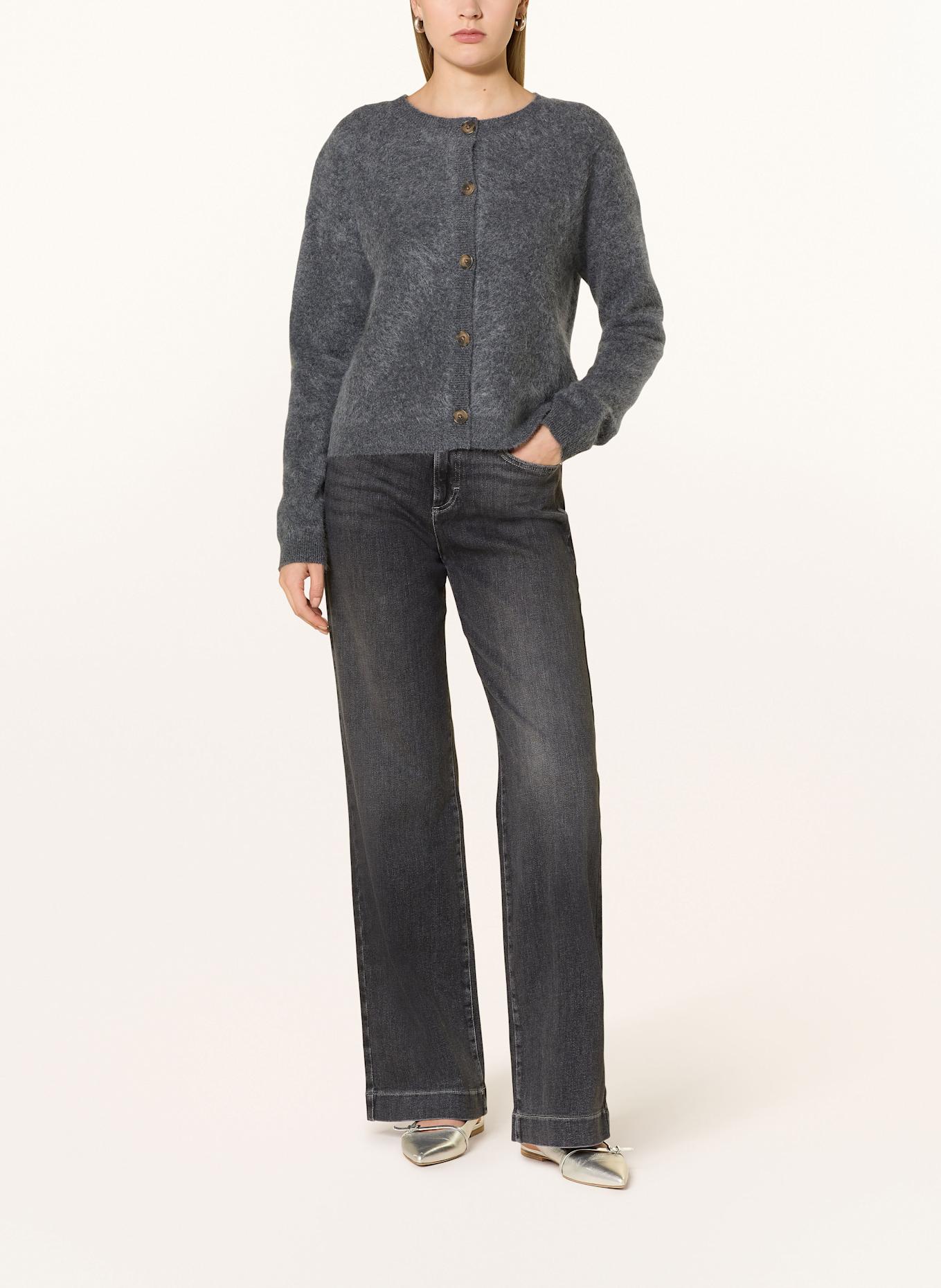 BRAX Wide Leg Jeans MAINE: 09 USED GREY