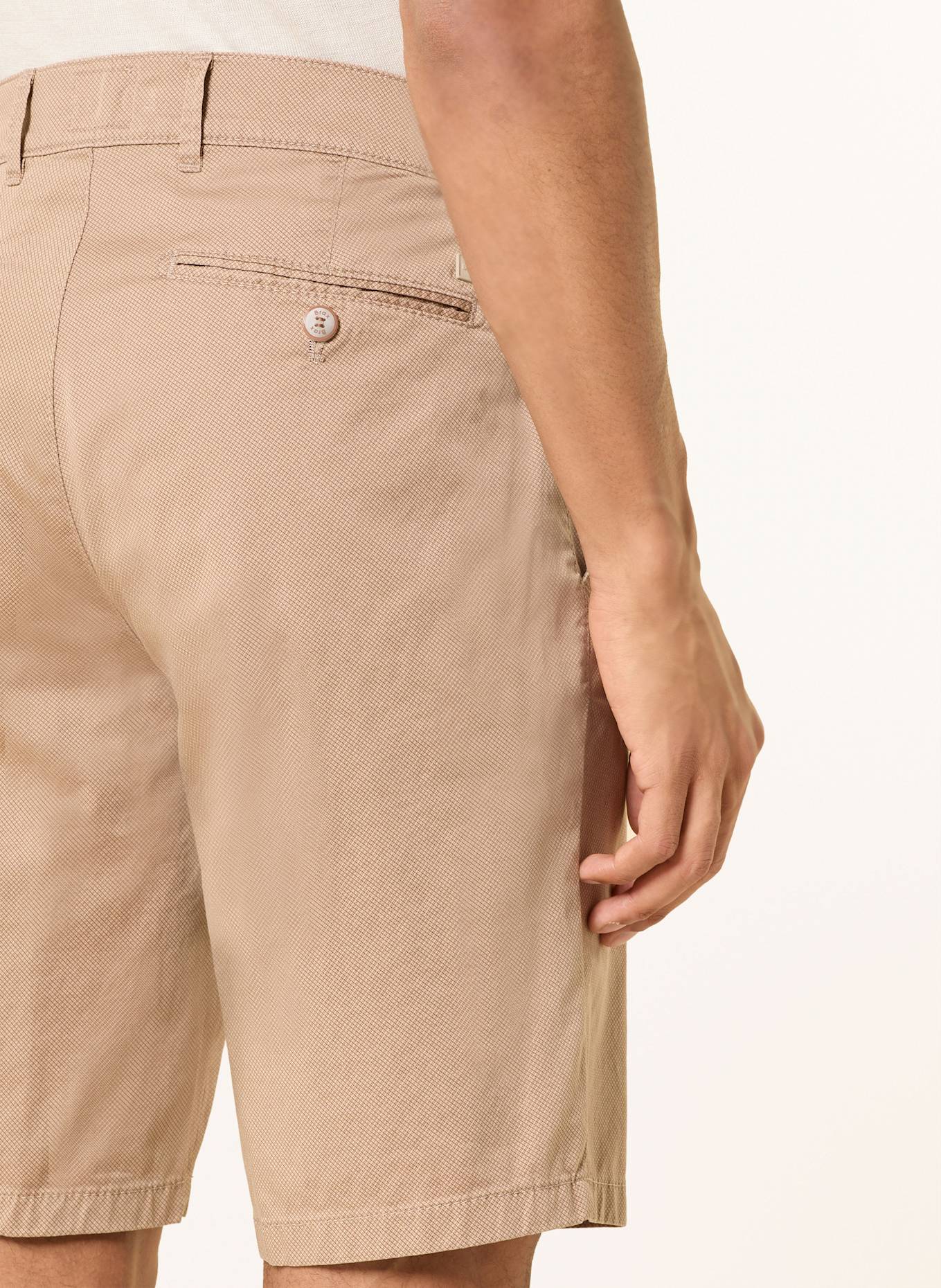 BRAX Chinoshorts BOZEN Regular Fit: HELLBRAUN