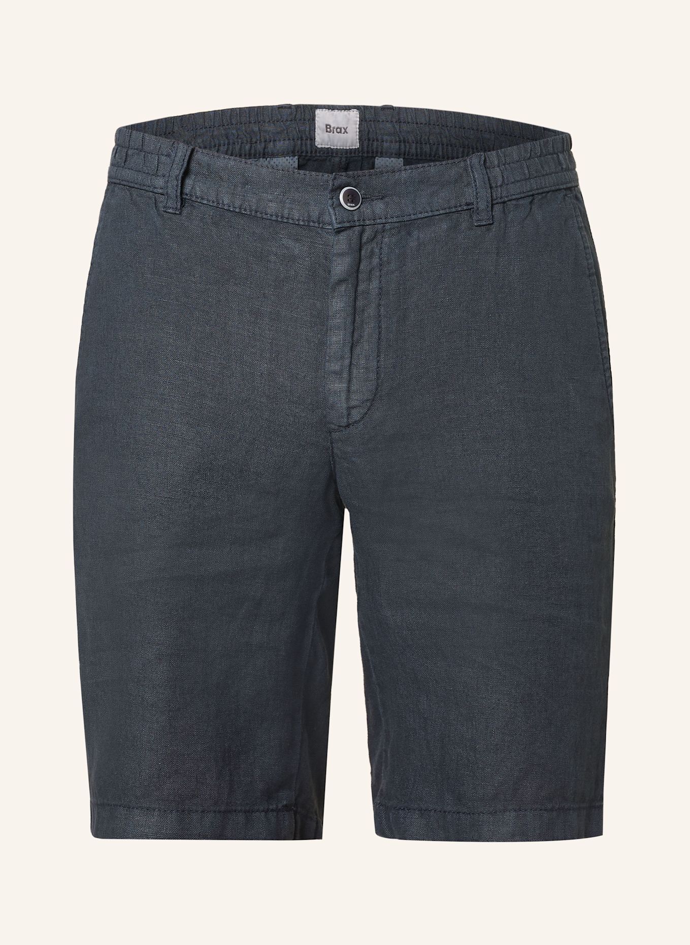BRAX Leinenshorts BALU Modern Fit: DUNKELBLAU