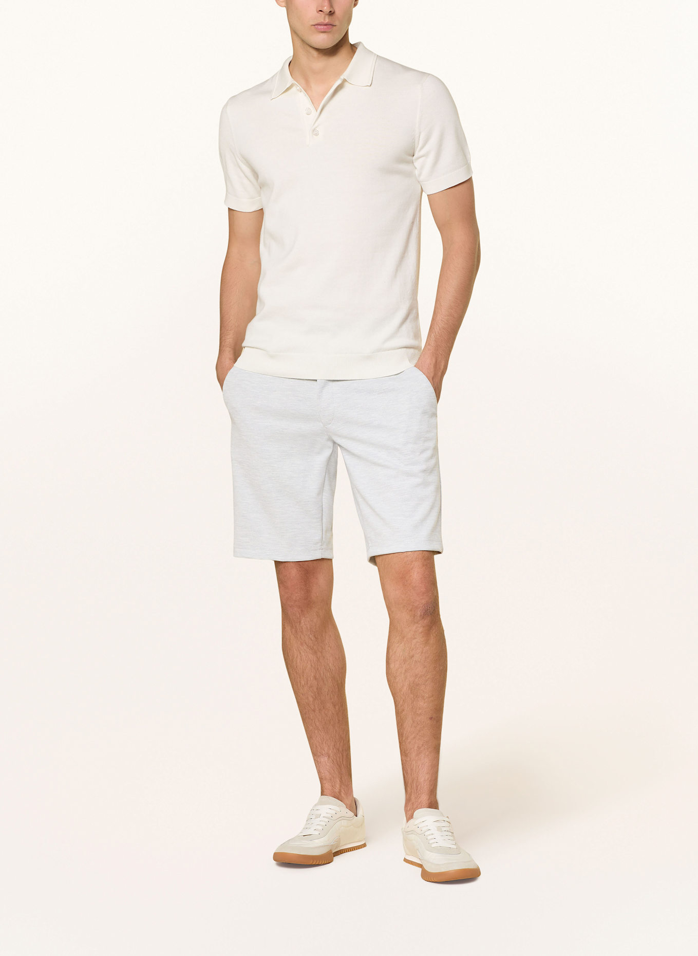 BRAX Shorts SILVIO Tapered Fit: HELLGRAU