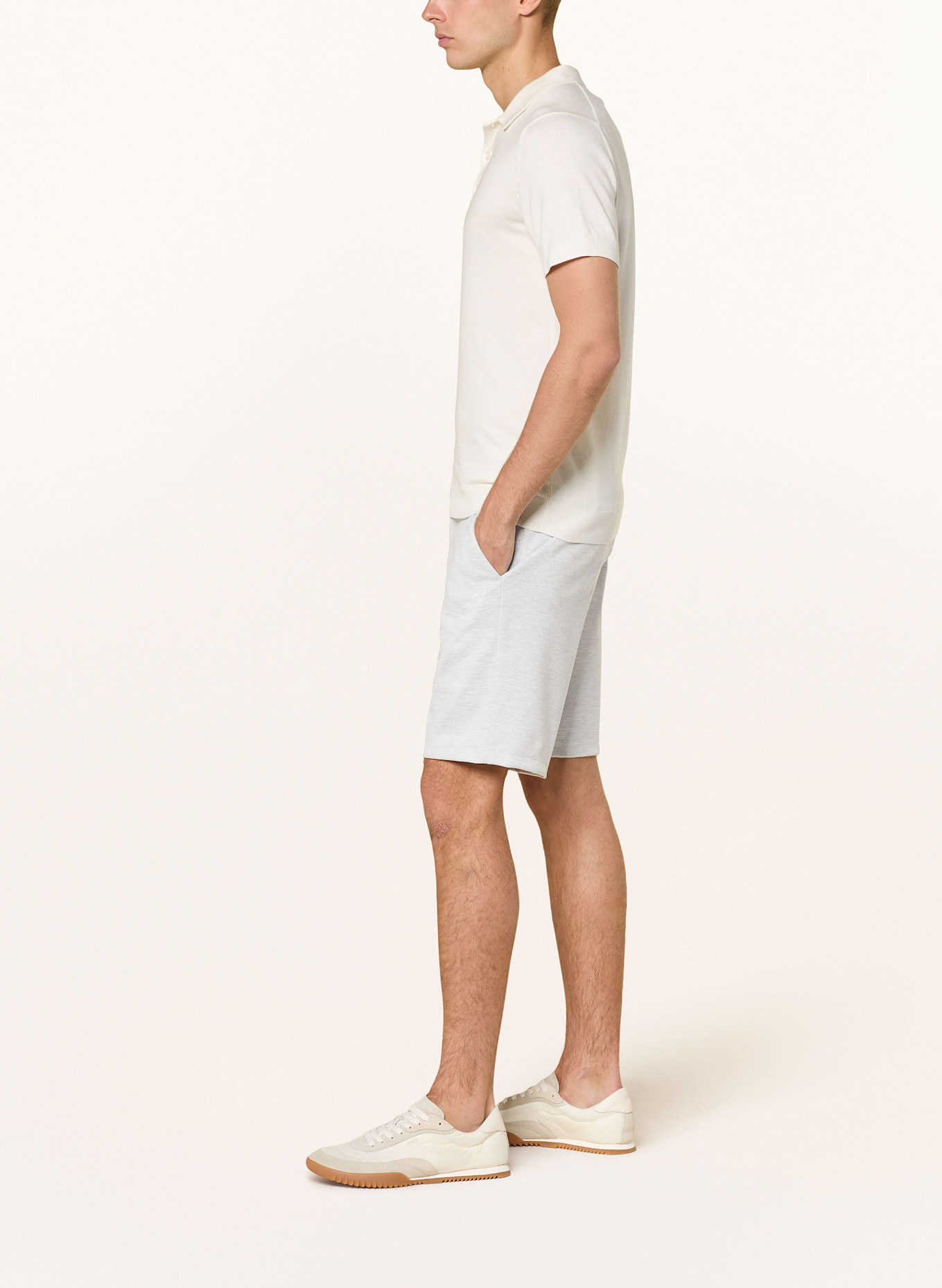 BRAX Shorts SILVIO Tapered Fit: HELLGRAU