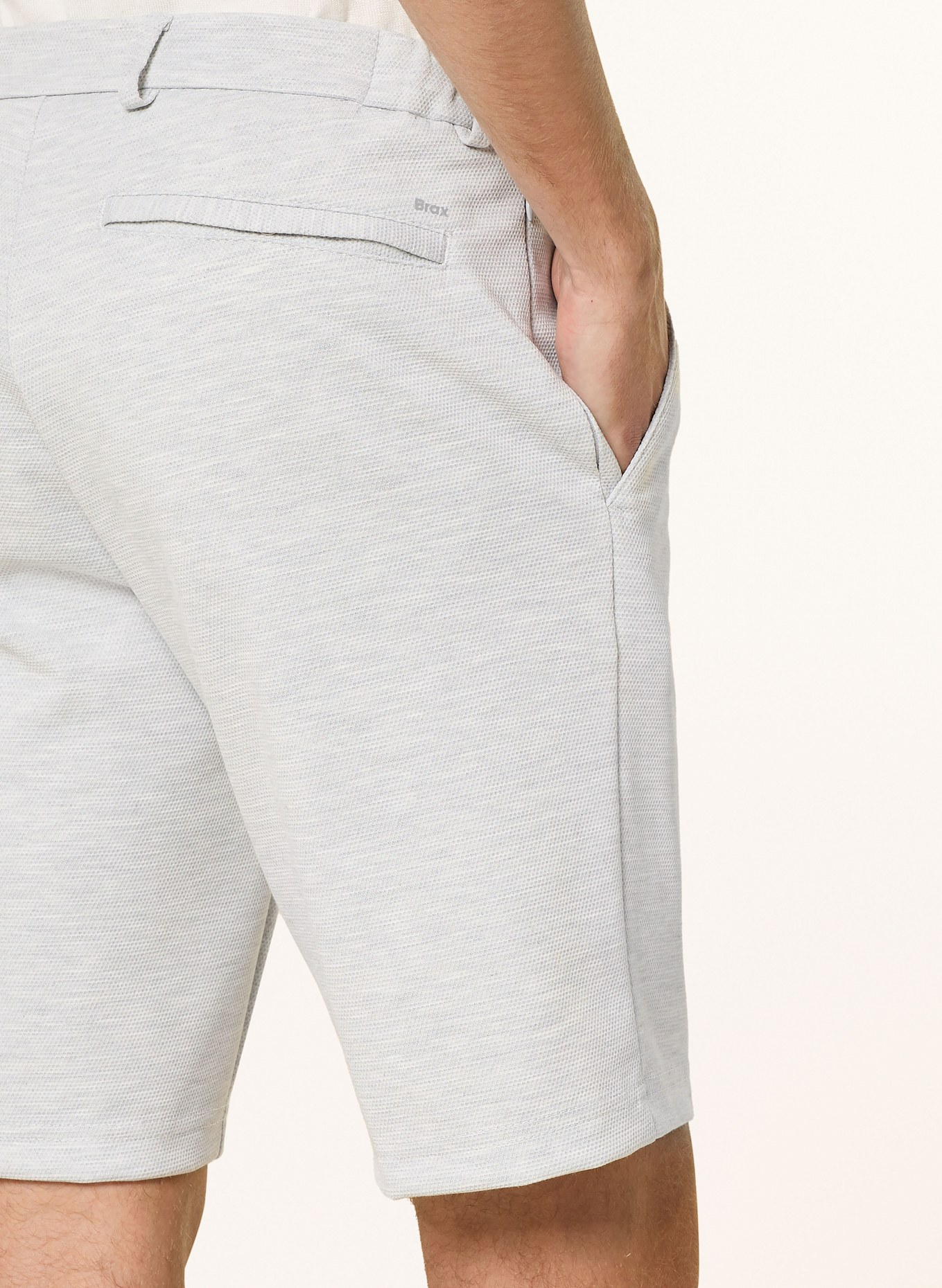 BRAX Shorts SILVIO Tapered Fit: HELLGRAU