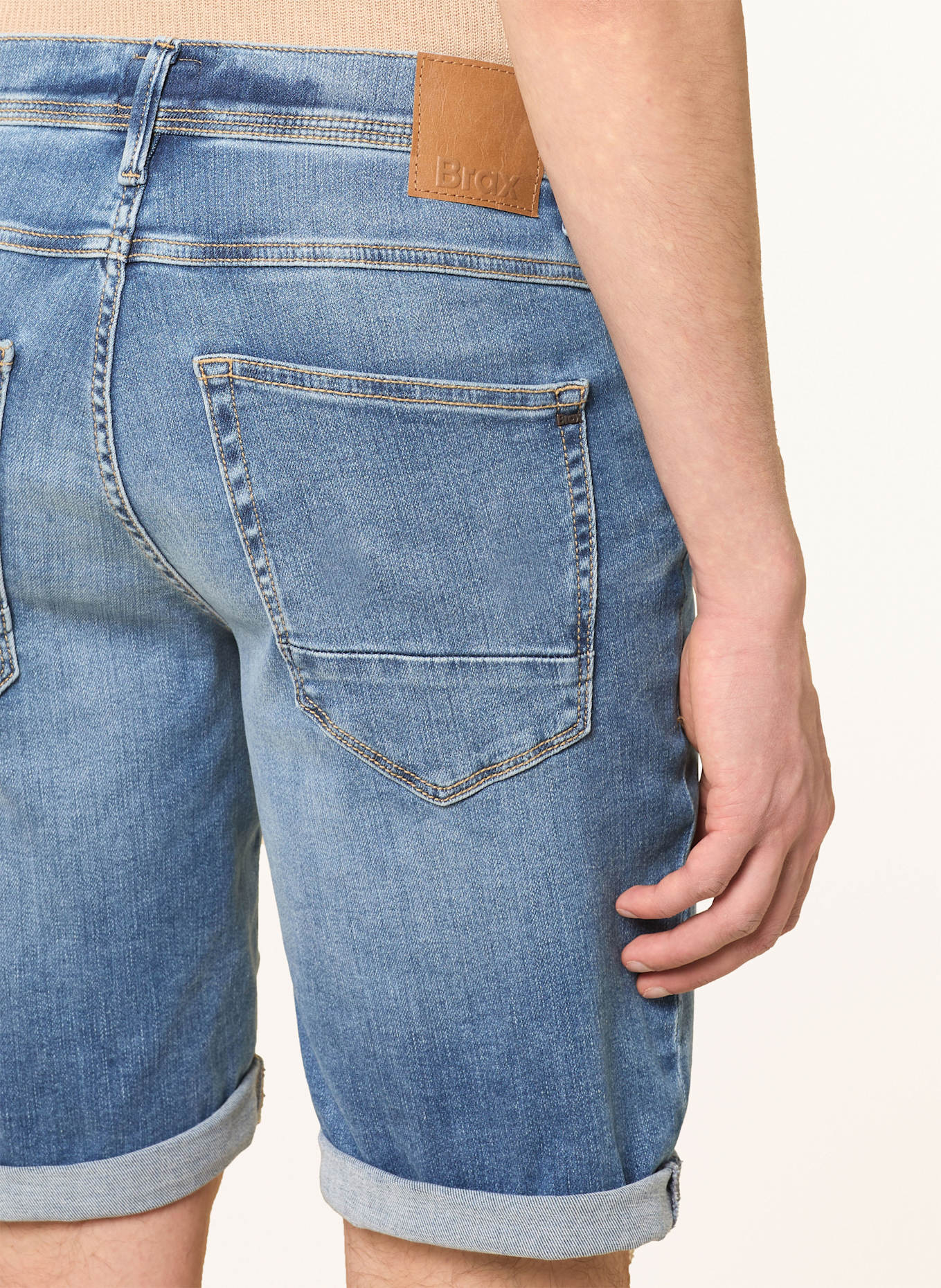 BRAX Jeansshorts CHRIS B Slim Fit: 17 FRIENDLY BLUE USED