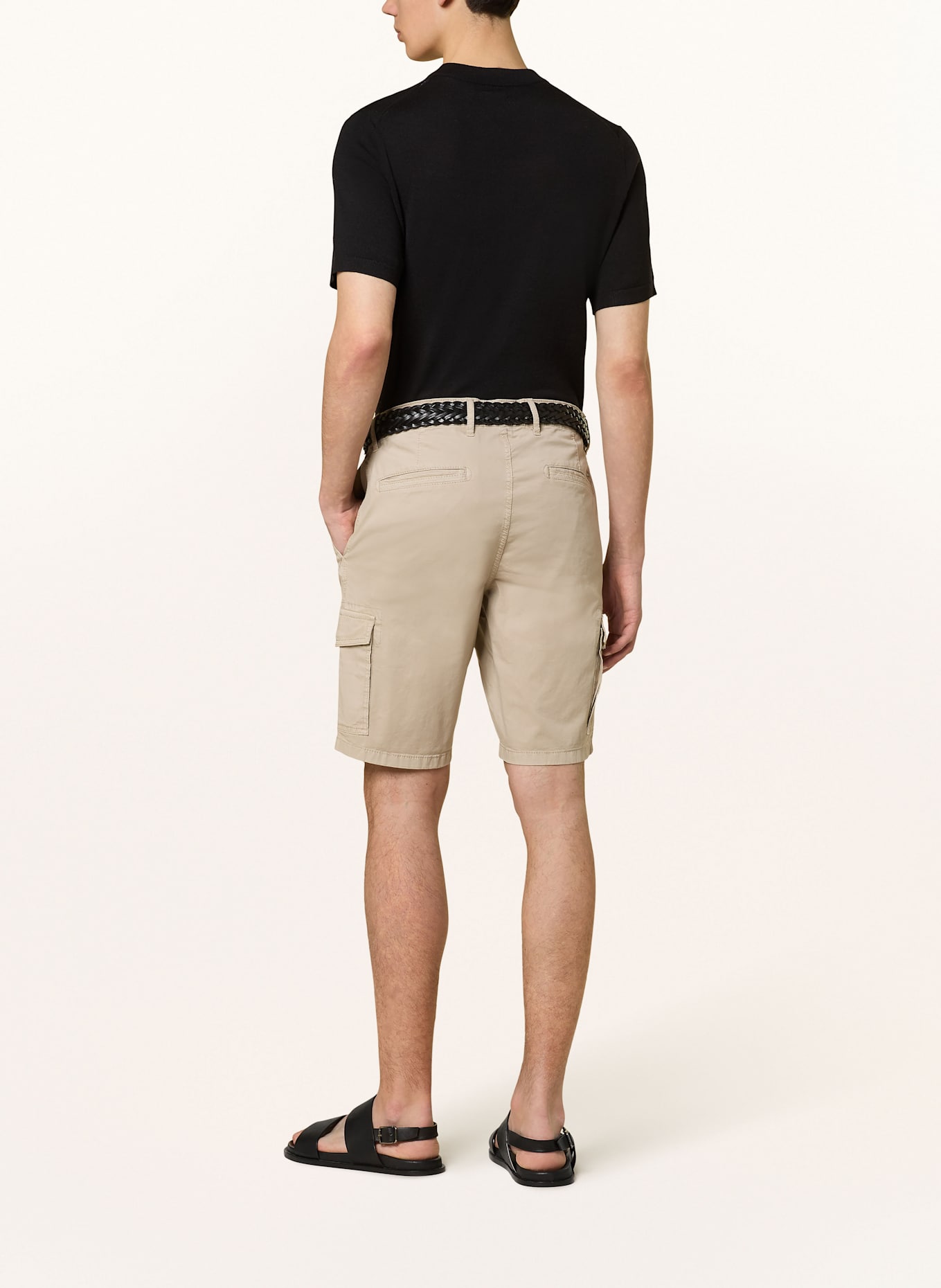 BRAX Szorty bojówki BRAZIL regular fit: BEŻOWY